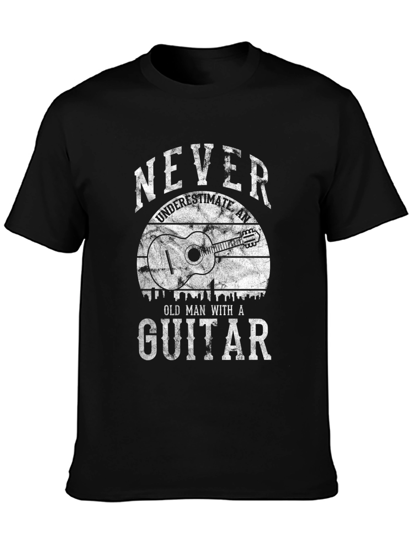 Never Underestimate Guitar T-Shirt