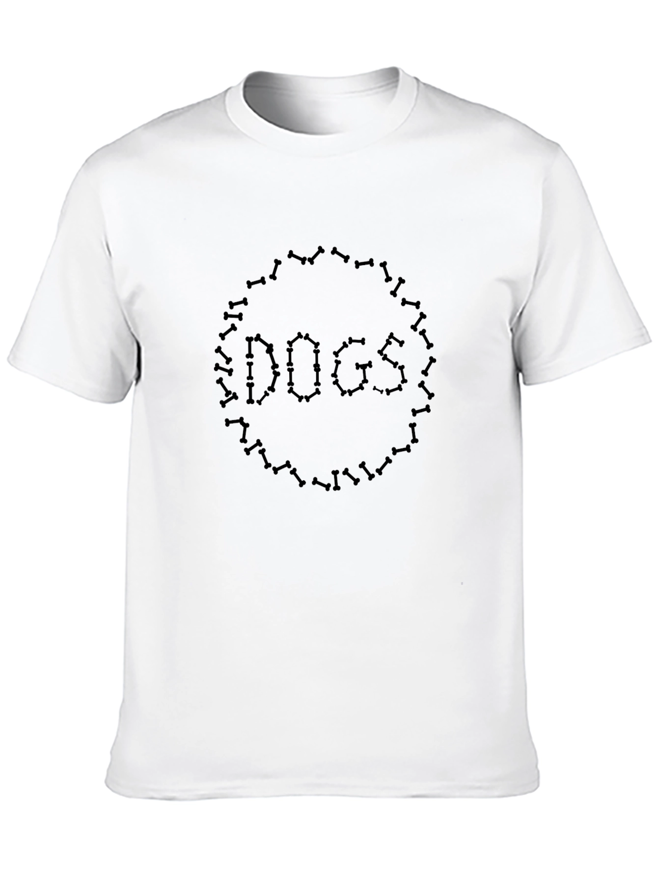Dog Lover Black Crewneck T-Shirt