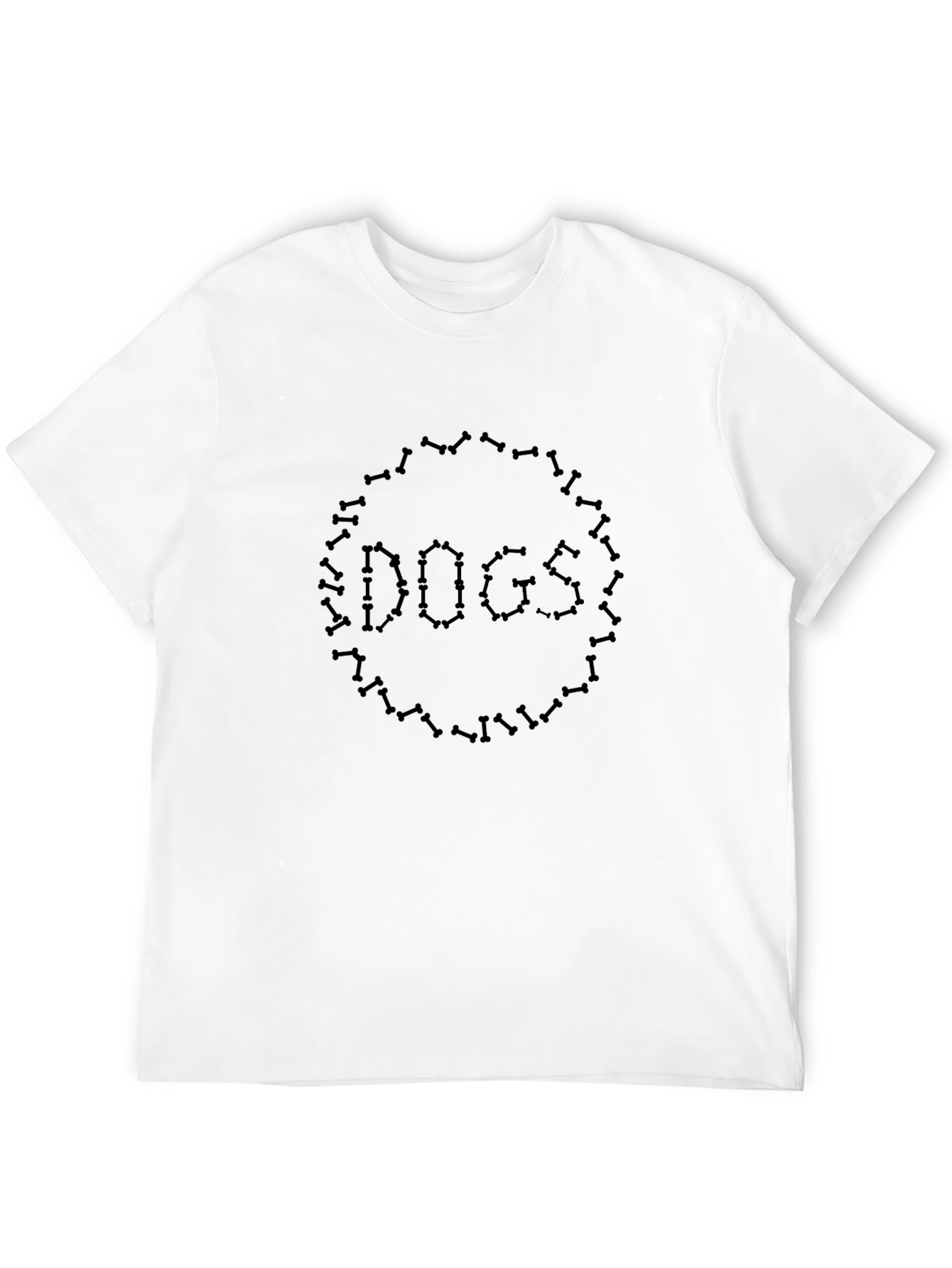 Dog Lover Black Crewneck T-Shirt