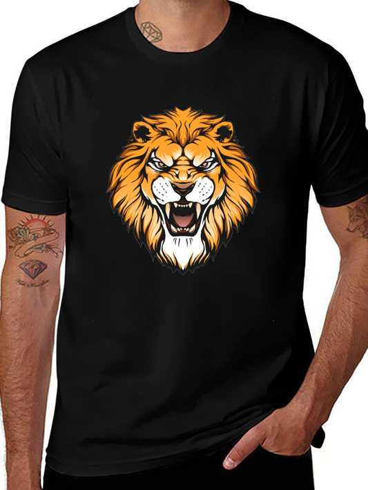 Black Lion Graphic Tee - Mens Short Sleeve