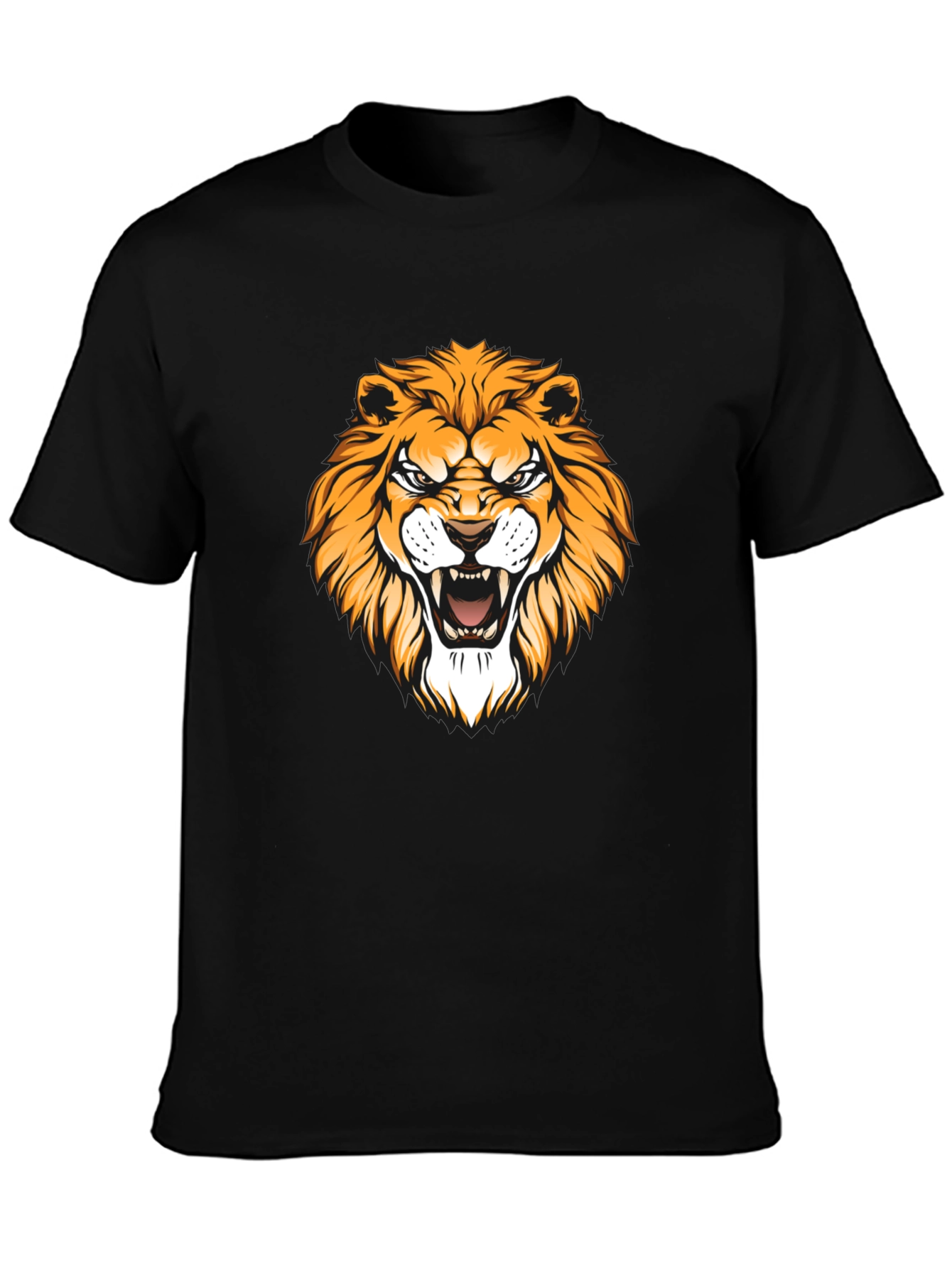 Black Lion Graphic Tee - Mens Short Sleeve