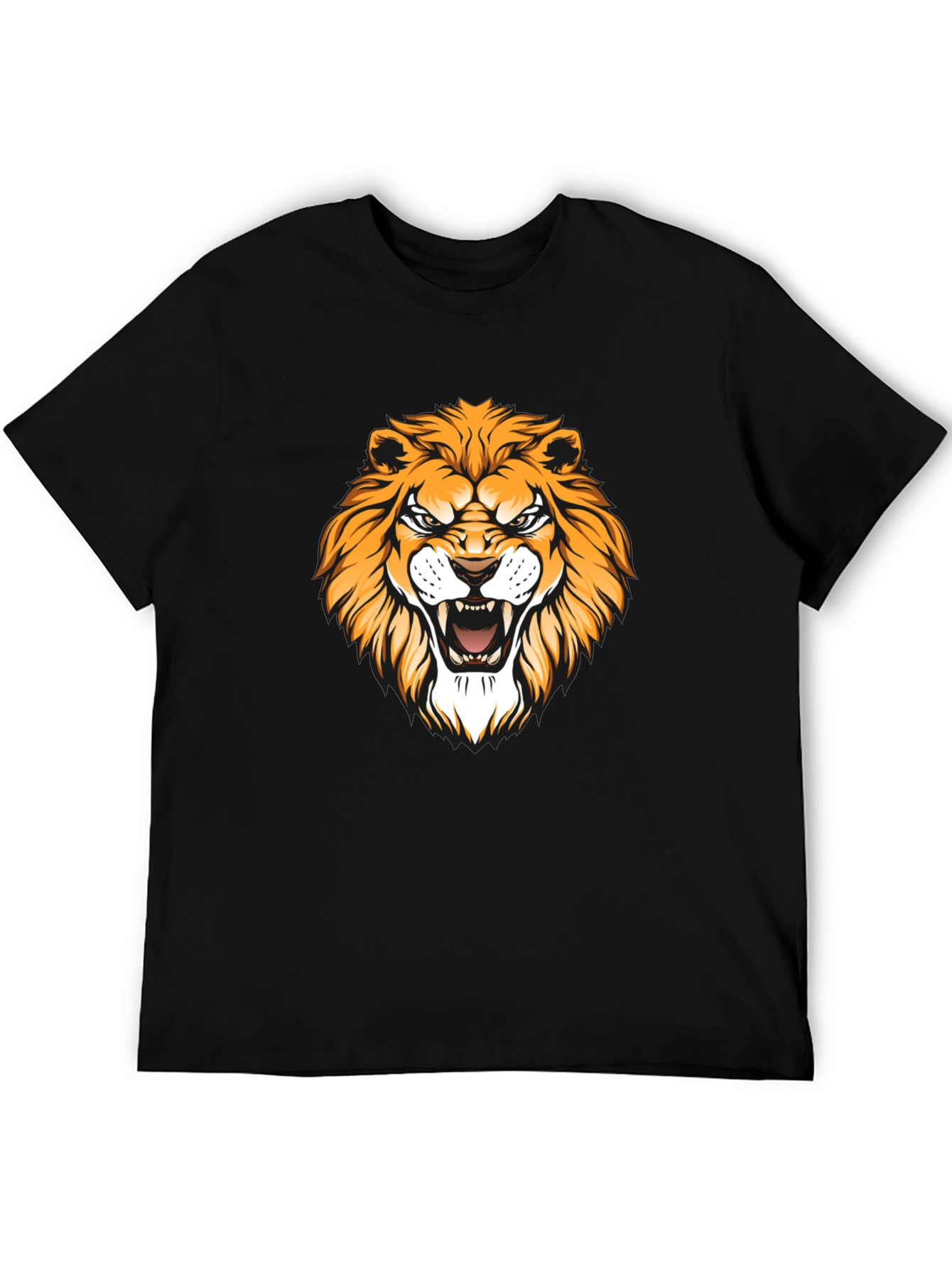 Black Lion Graphic Tee - Mens Short Sleeve