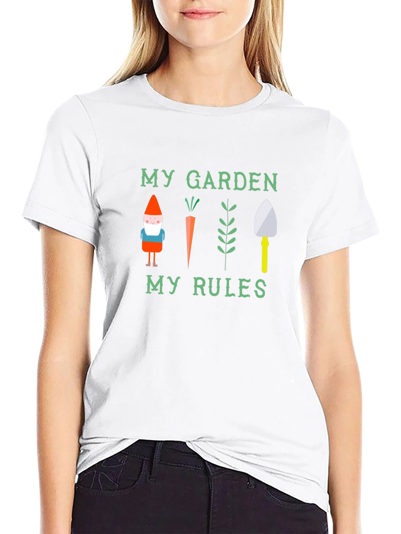 My Garden My Rules Black T-Shirt