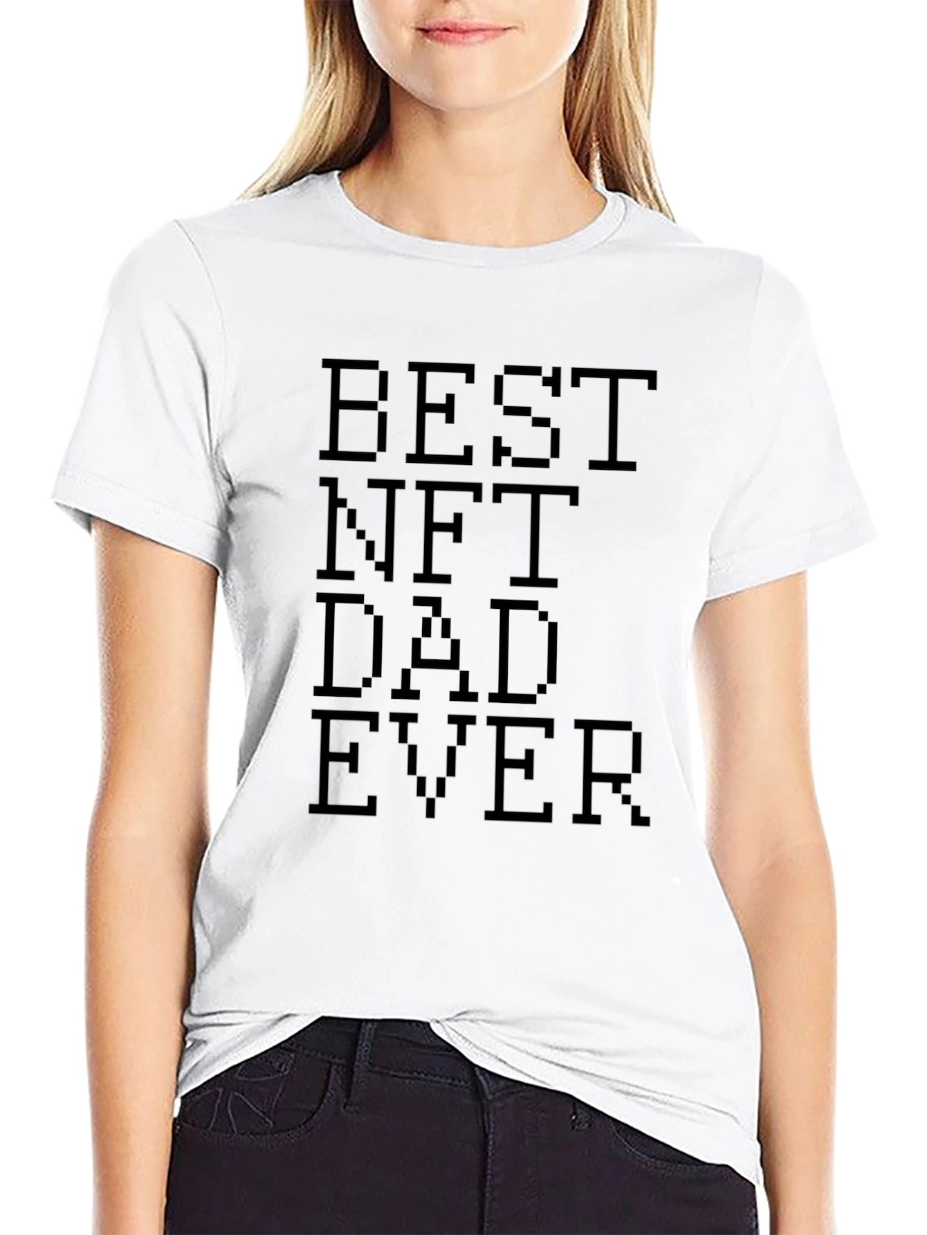 Best NFT Dad Ever Black T-Shirt