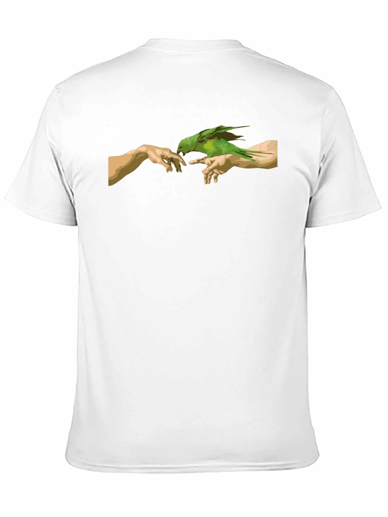 Parrot Creation T-Shirt - Artistic Graphic Tee
