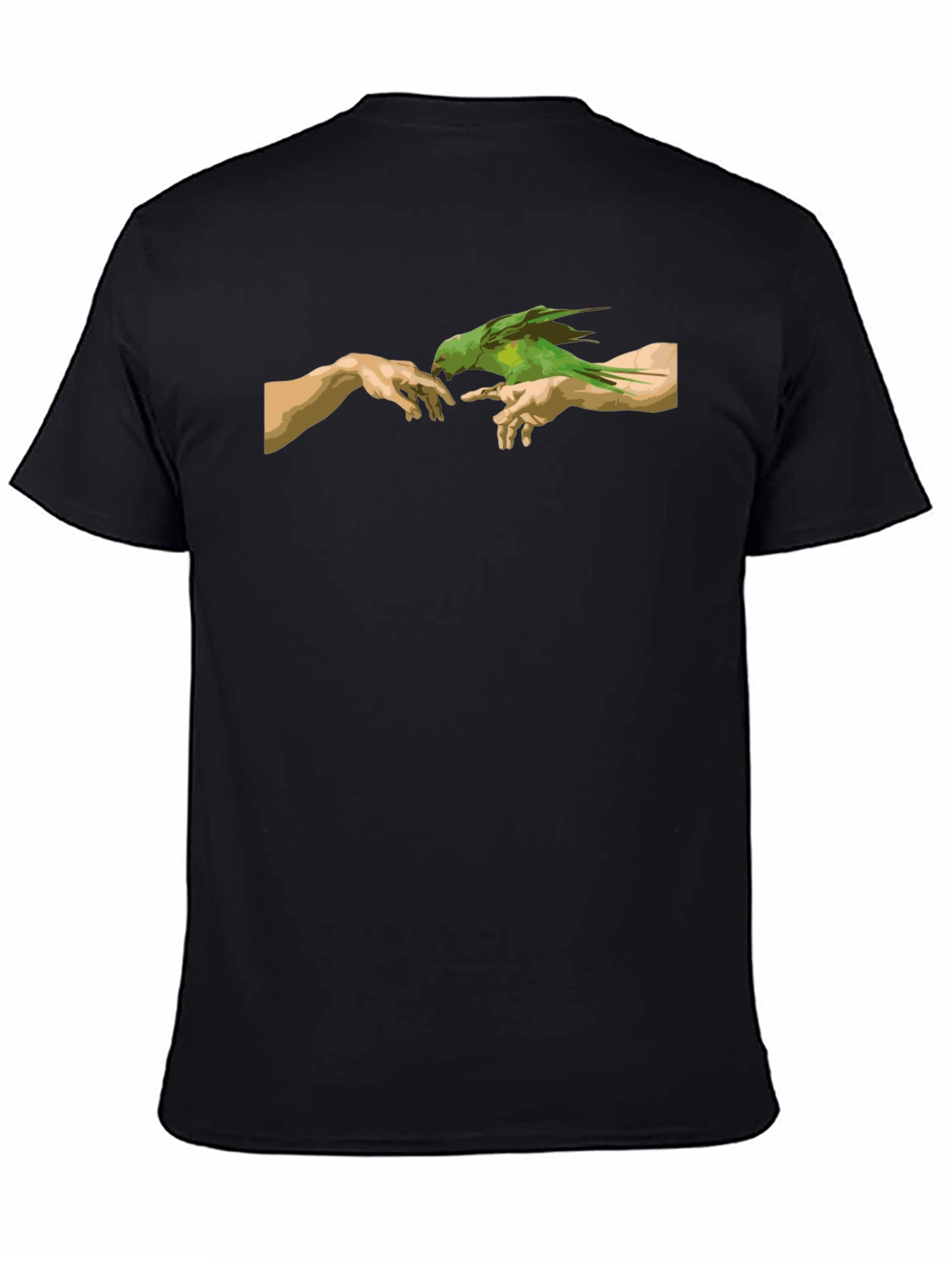 Parrot Creation T-Shirt - Artistic Graphic Tee