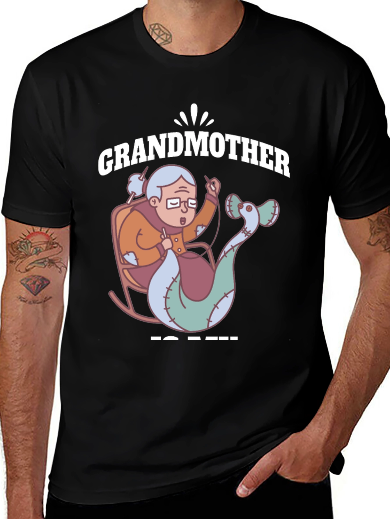Grandmother Knits Mermaid T-Shirt