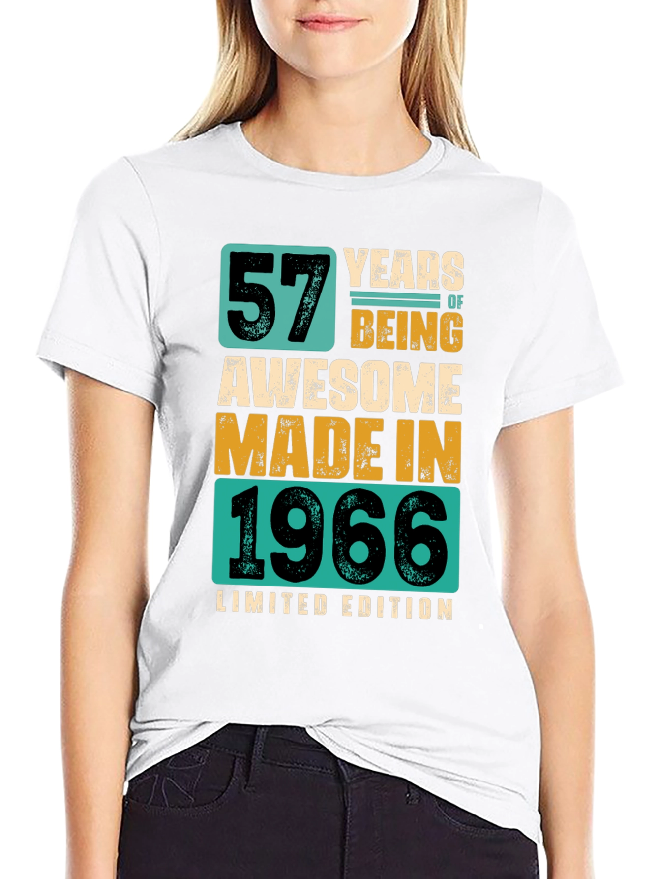 57 Years of Being Awesome 1966 Limited Edition T-Shirt