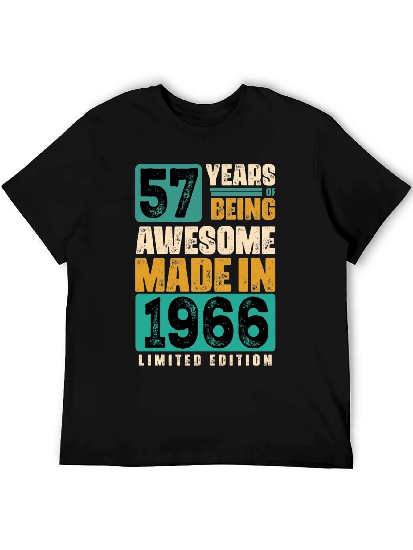 57 Years of Being Awesome 1966 Limited Edition T-Shirt