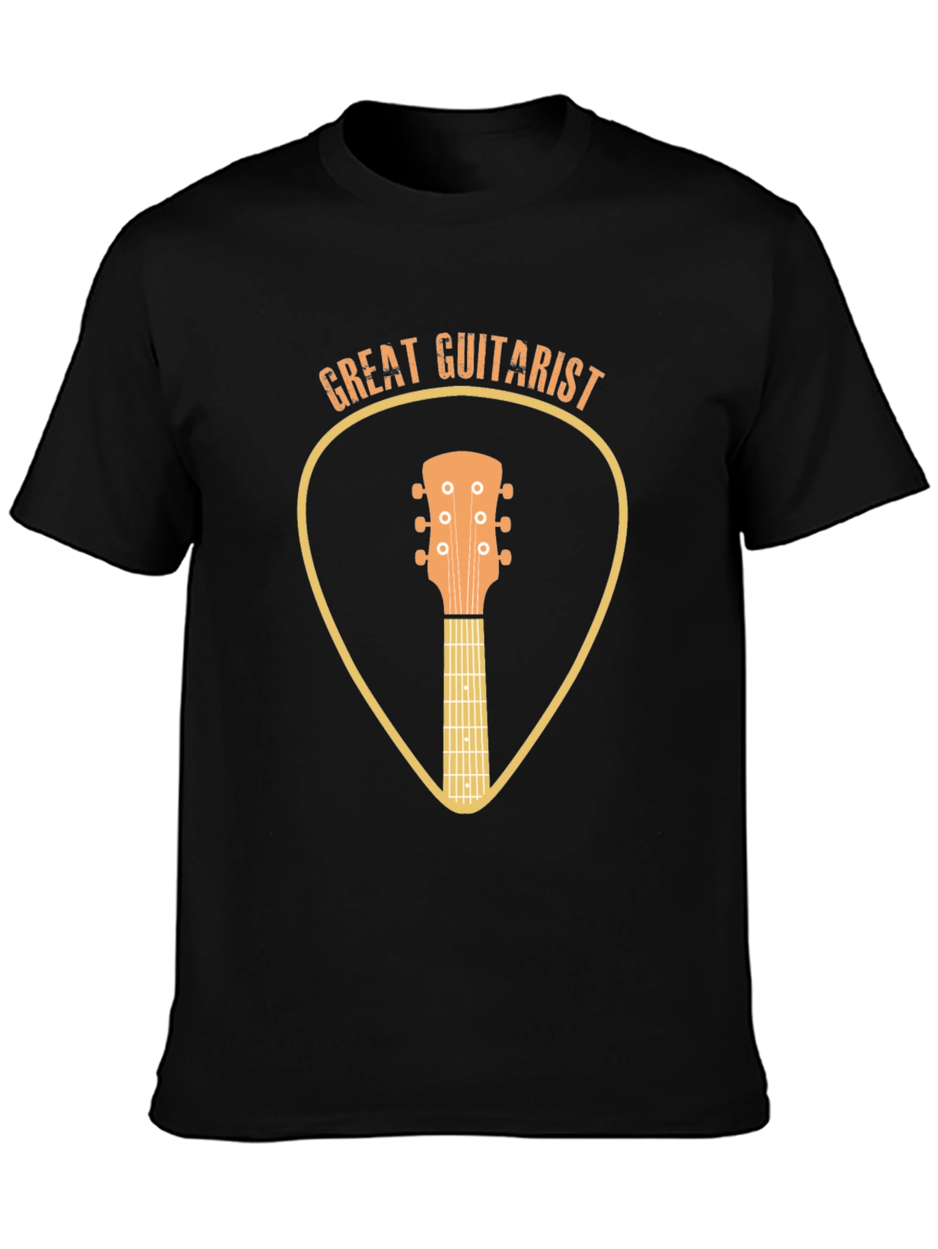 Great Guitarist Graphic Tee - Black