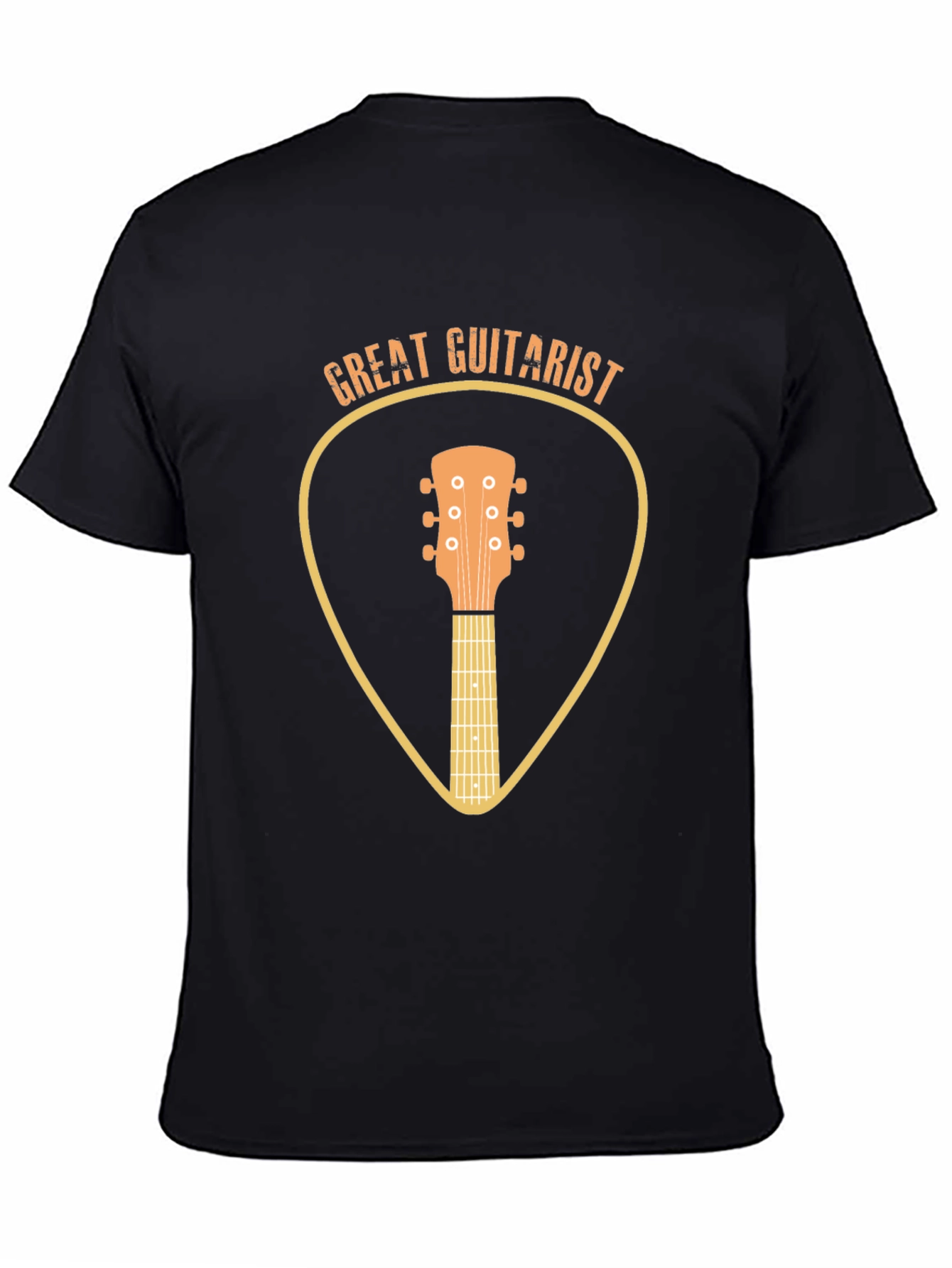 Great Guitarist Graphic Tee - Black