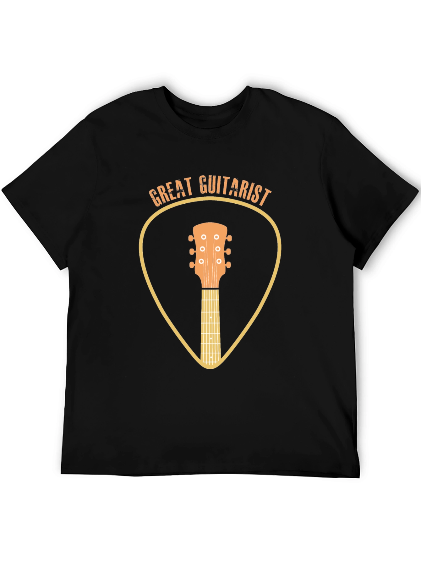 Great Guitarist Graphic Tee - Black