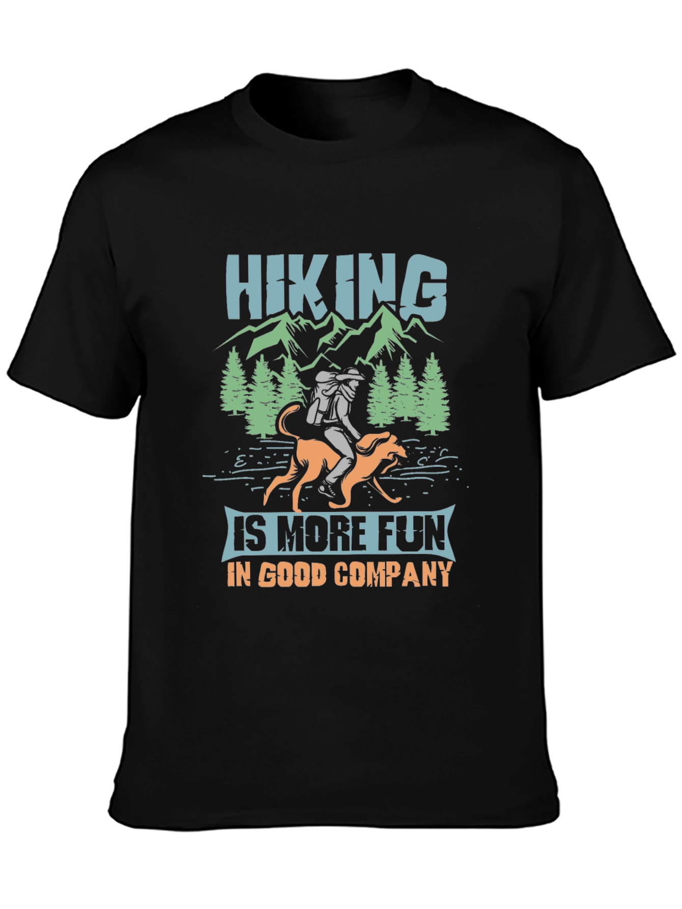 Hiking with Dog T-Shirt - Good Company Adventure Tee