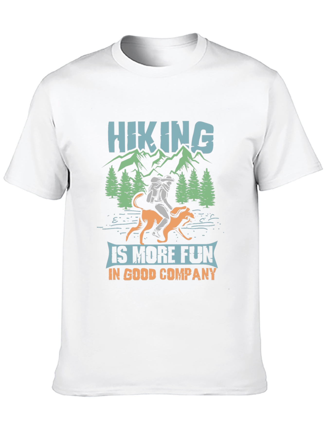 Hiking with Dog T-Shirt - Good Company Adventure Tee