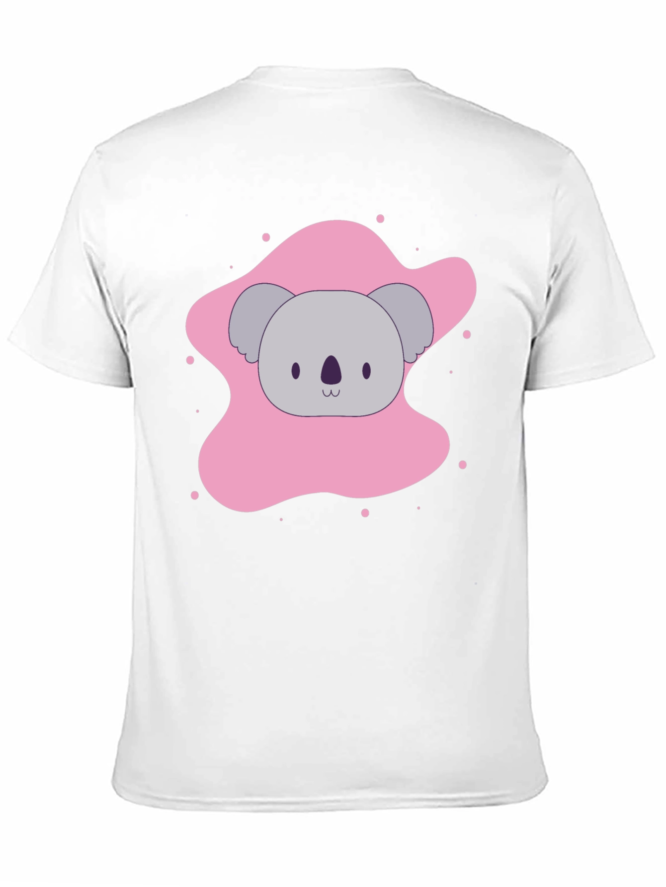 Cute Koala Graphic Tee - Soft Black T-Shirt