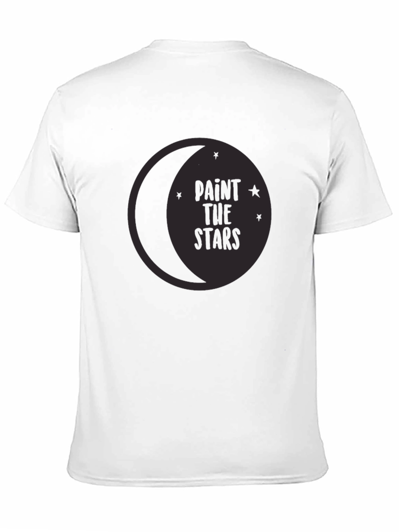 Paint the Stars Graphic Tee - Stylish Crew Neck