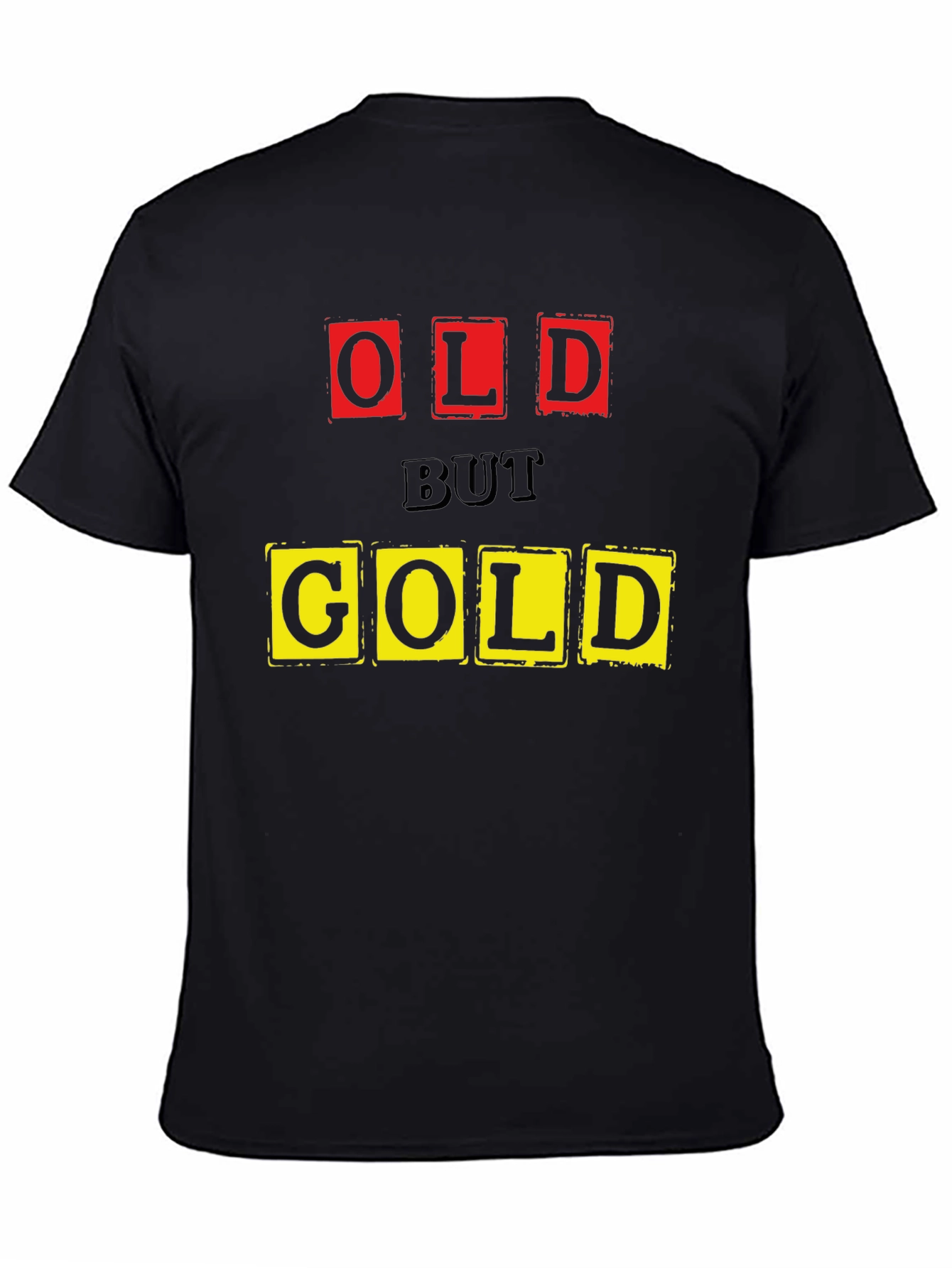 Old But Gold Graphic T-Shirt - Black