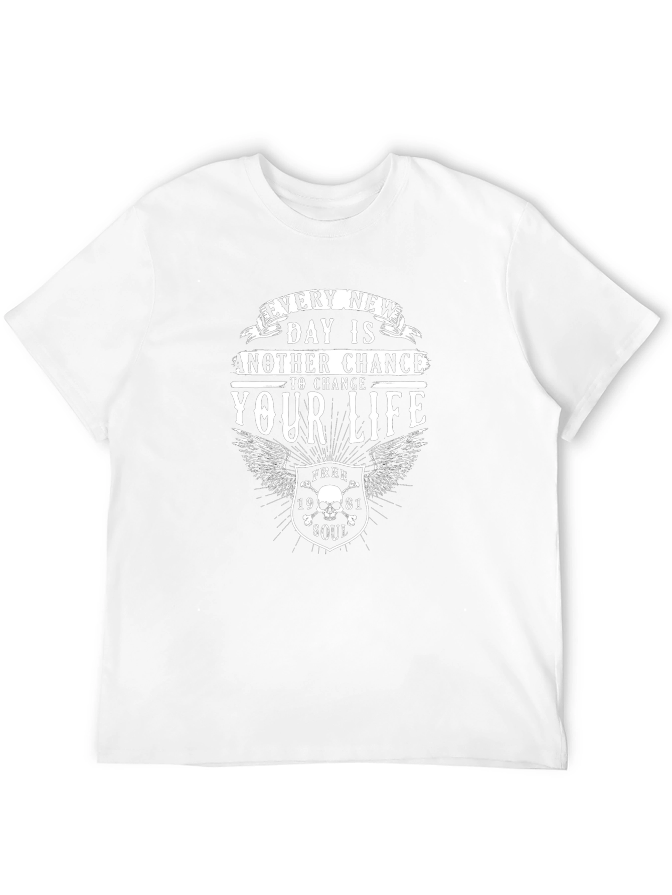 Inspirational Graphic T-Shirt - Free Soul Design
