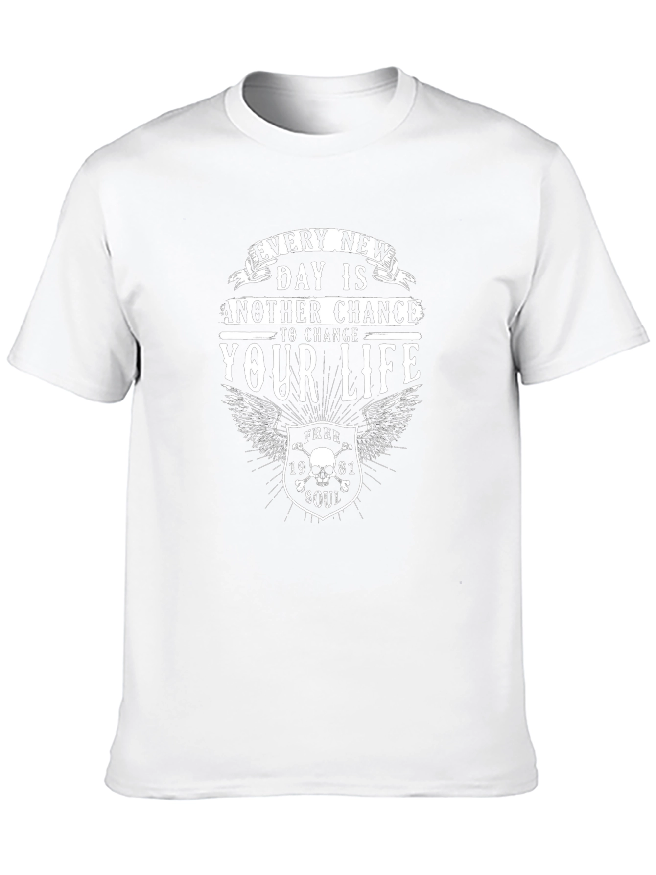 Inspirational Graphic T-Shirt - Free Soul Design