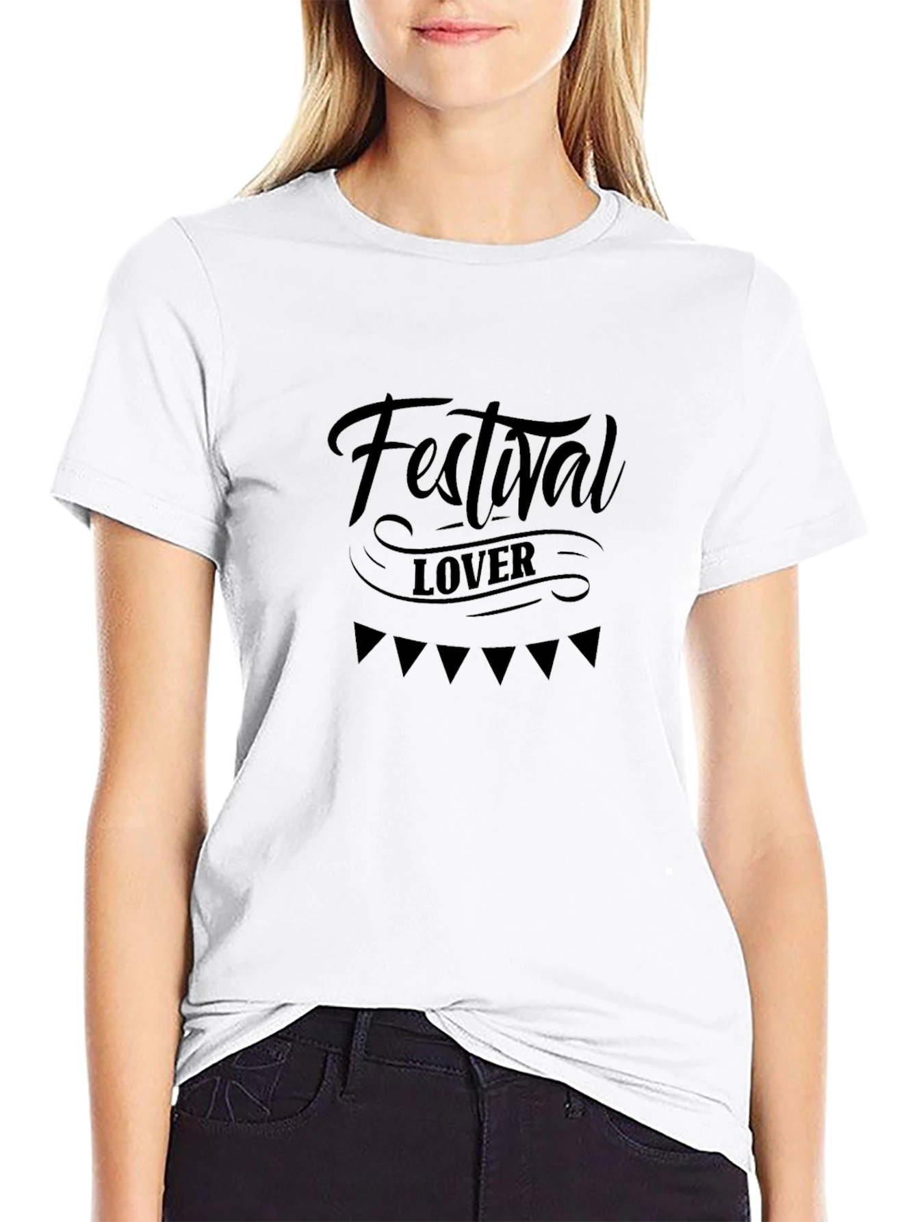 Festival Lover Black T-Shirt