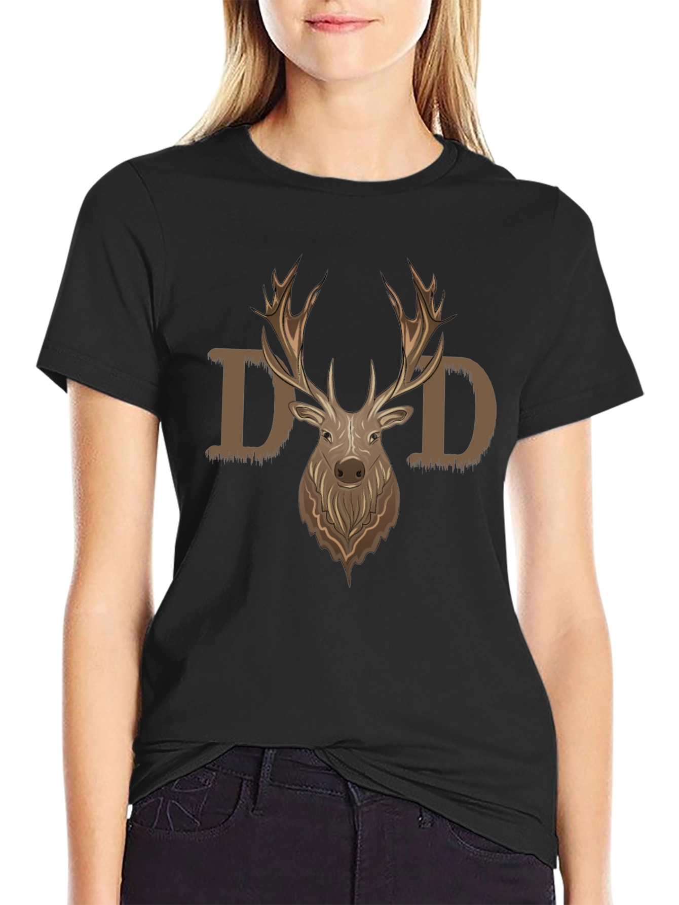 Dad Deer Graphic T-Shirt - Fathers Day Gift