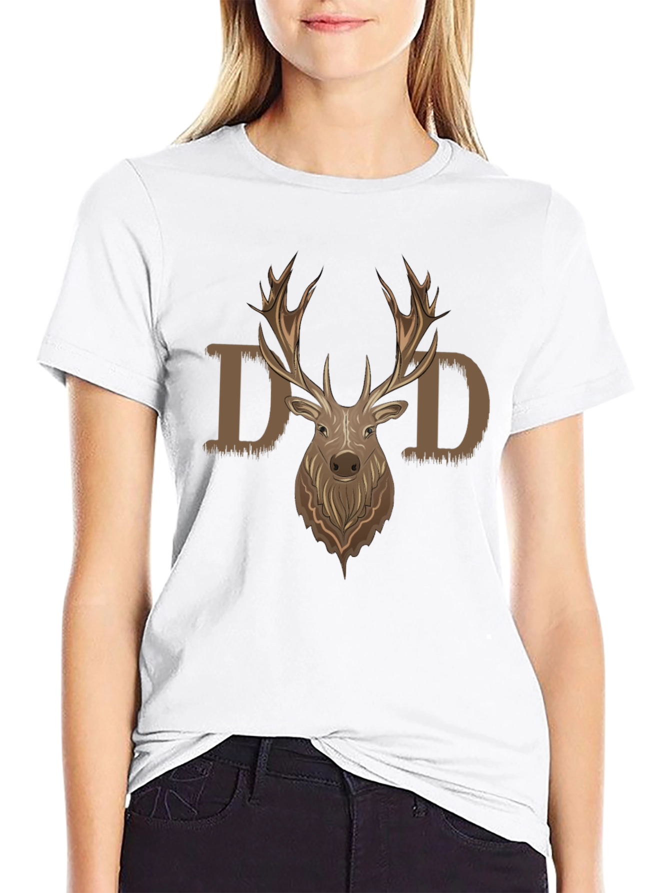 Dad Deer Graphic T-Shirt - Fathers Day Gift