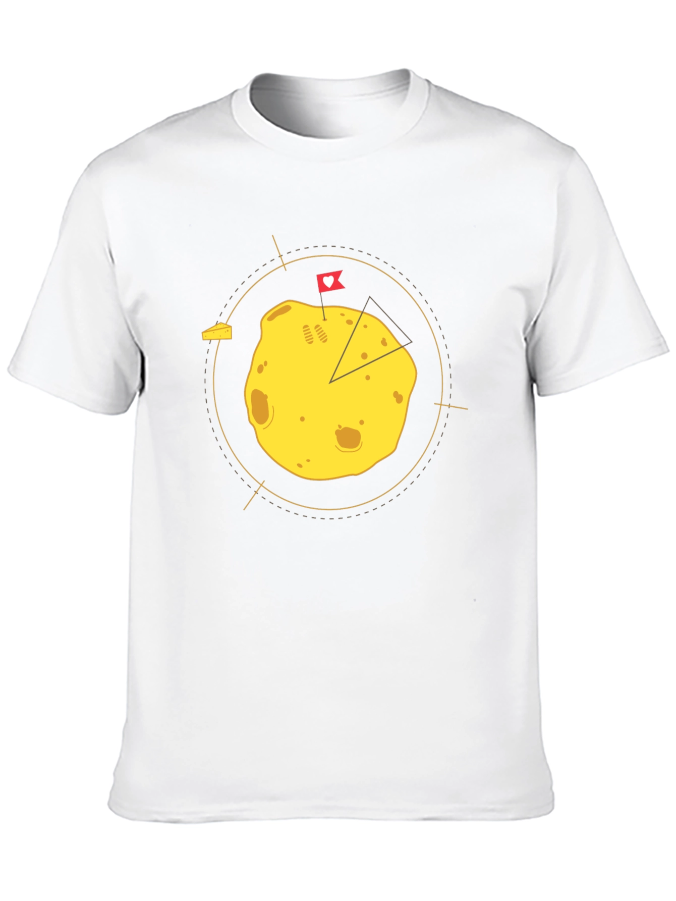 Funny Cheese Lover Graphic Black T-Shirt