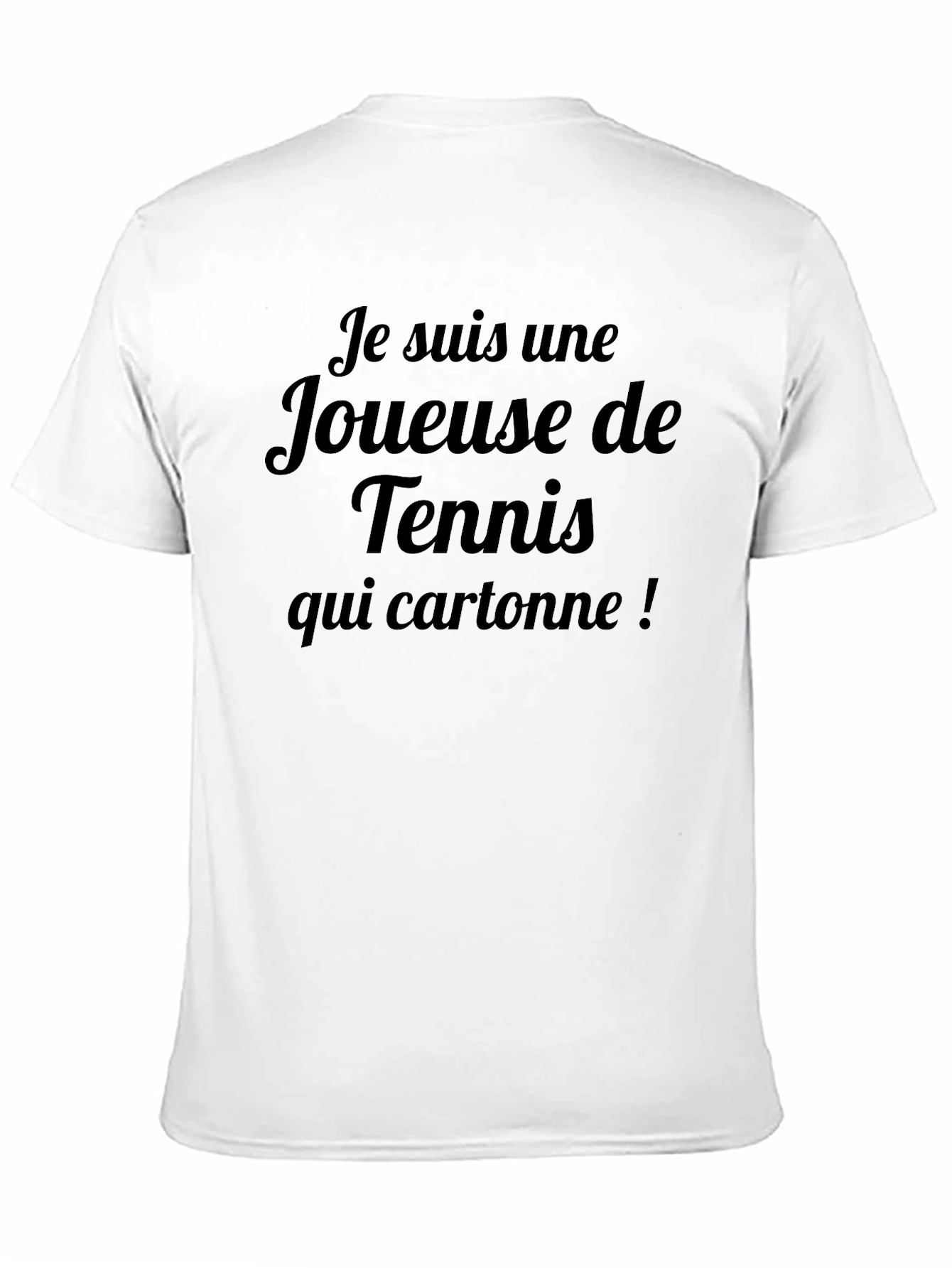 Tennis Player T-Shirt: Je suis une Joueuse de Tennis
