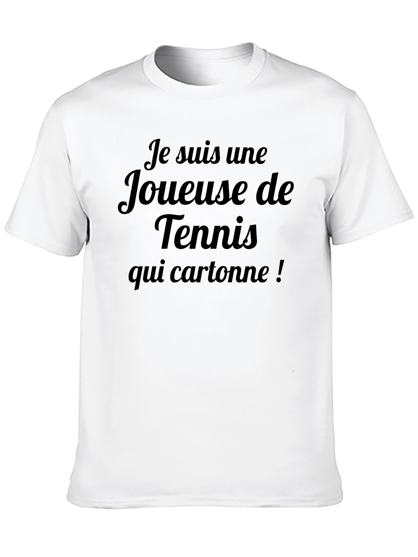 Tennis Player T-Shirt: Je suis une Joueuse de Tennis