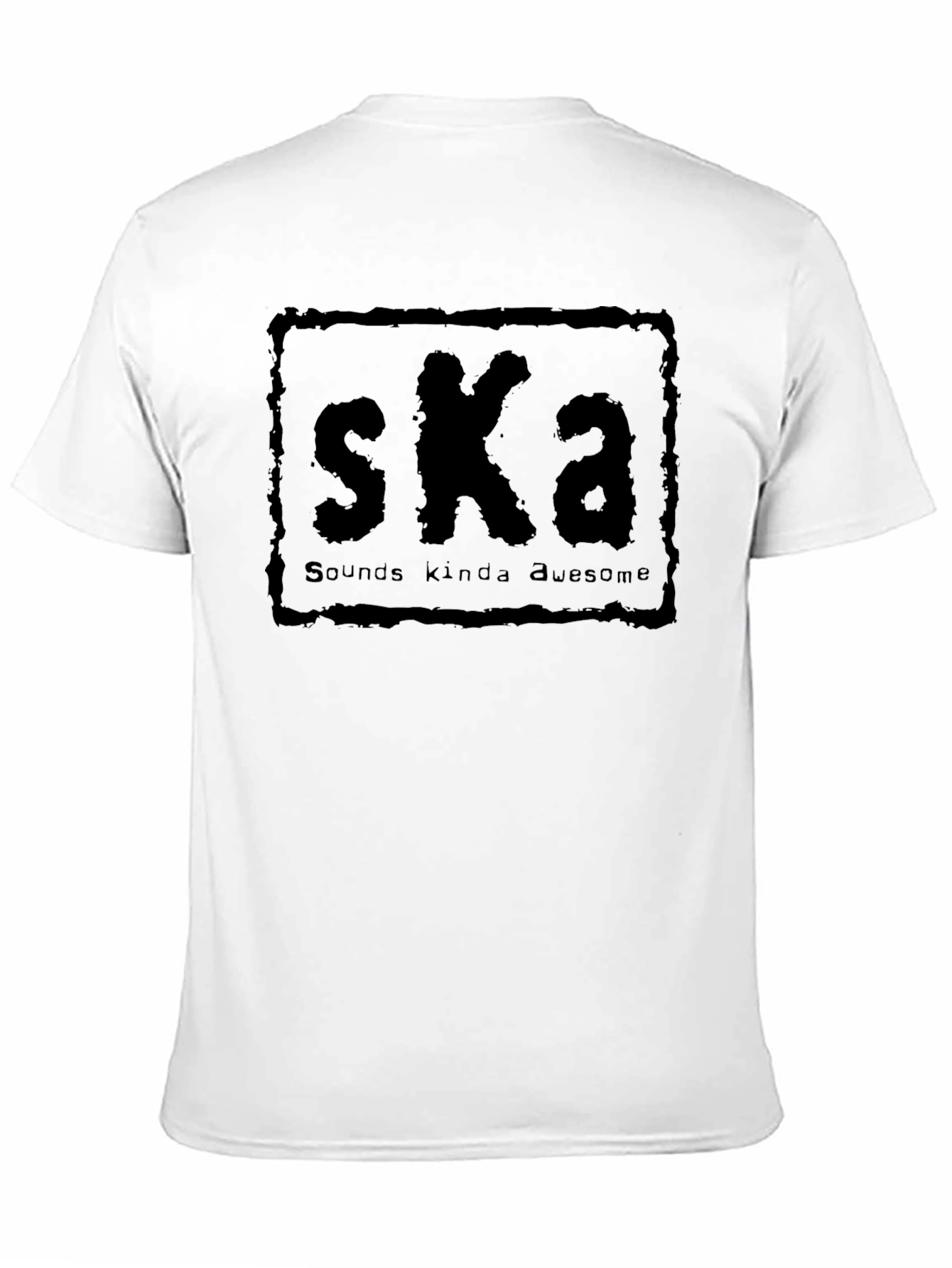 Ska Music Sounds Kinda Awesome Black T-Shirt