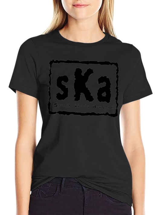 Ska Music Sounds Kinda Awesome Black T-Shirt