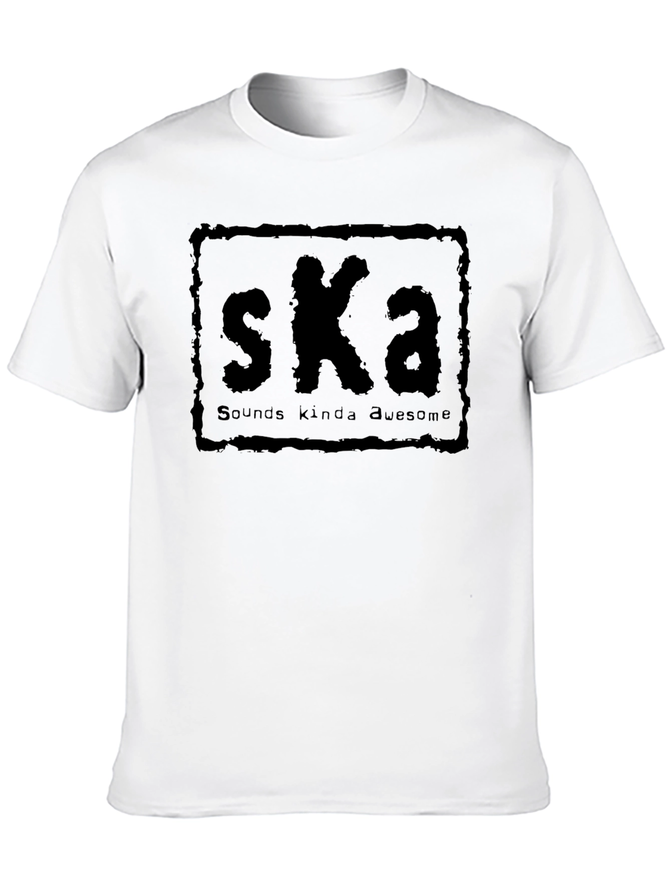 Ska Music Sounds Kinda Awesome Black T-Shirt