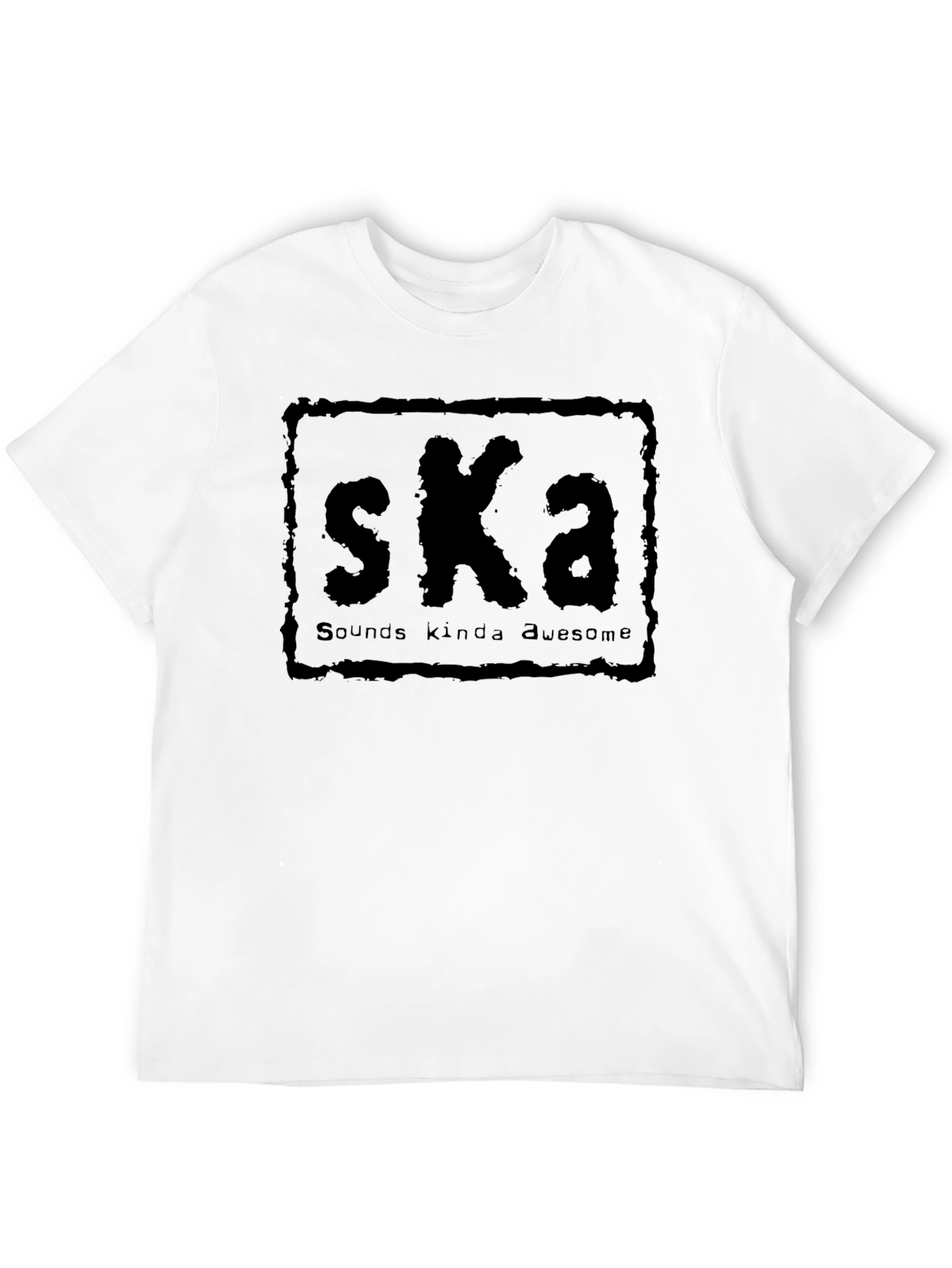 Ska Music Sounds Kinda Awesome Black T-Shirt
