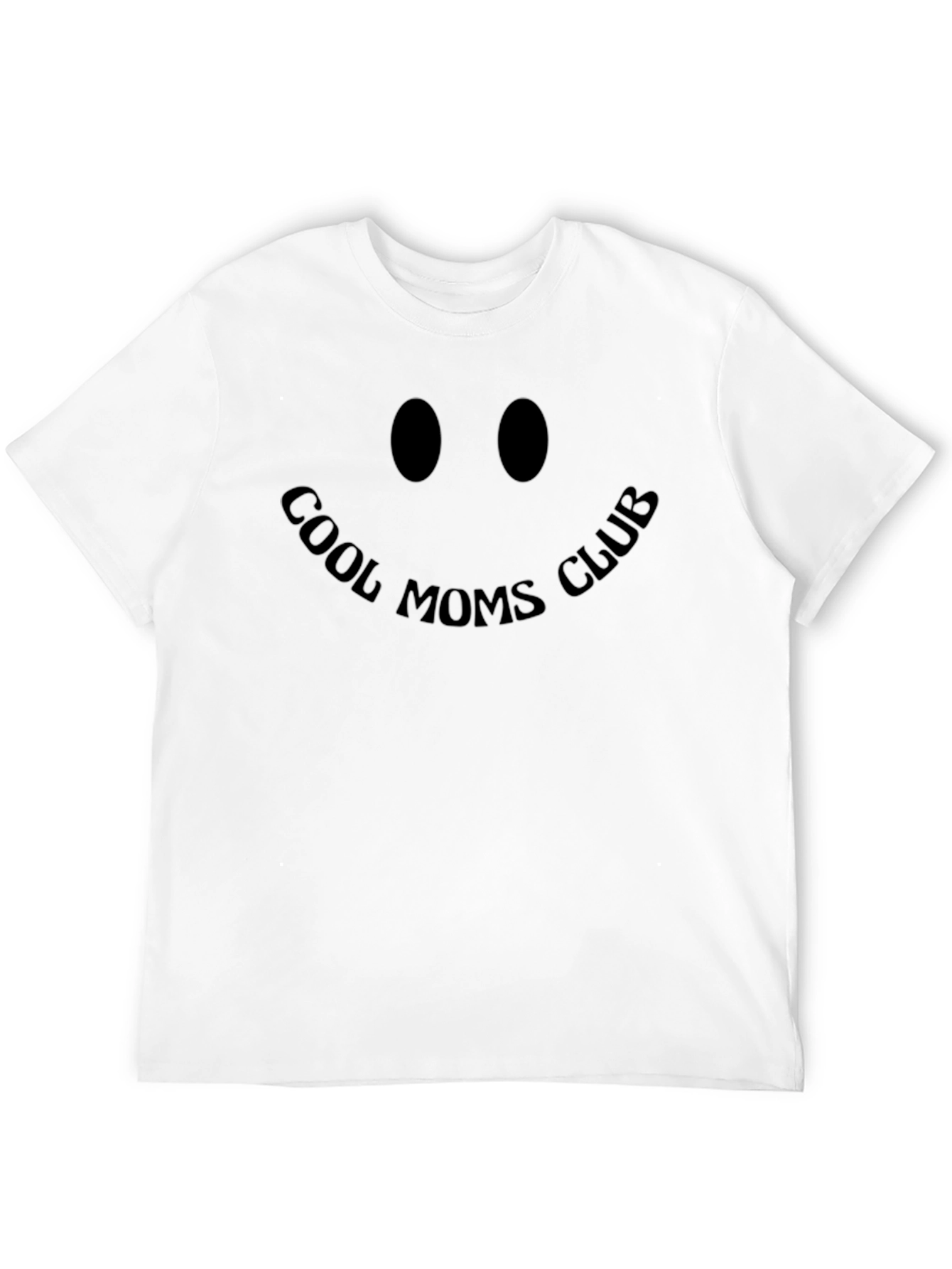 Cool Moms Club T-Shirt - Smiley Face Design