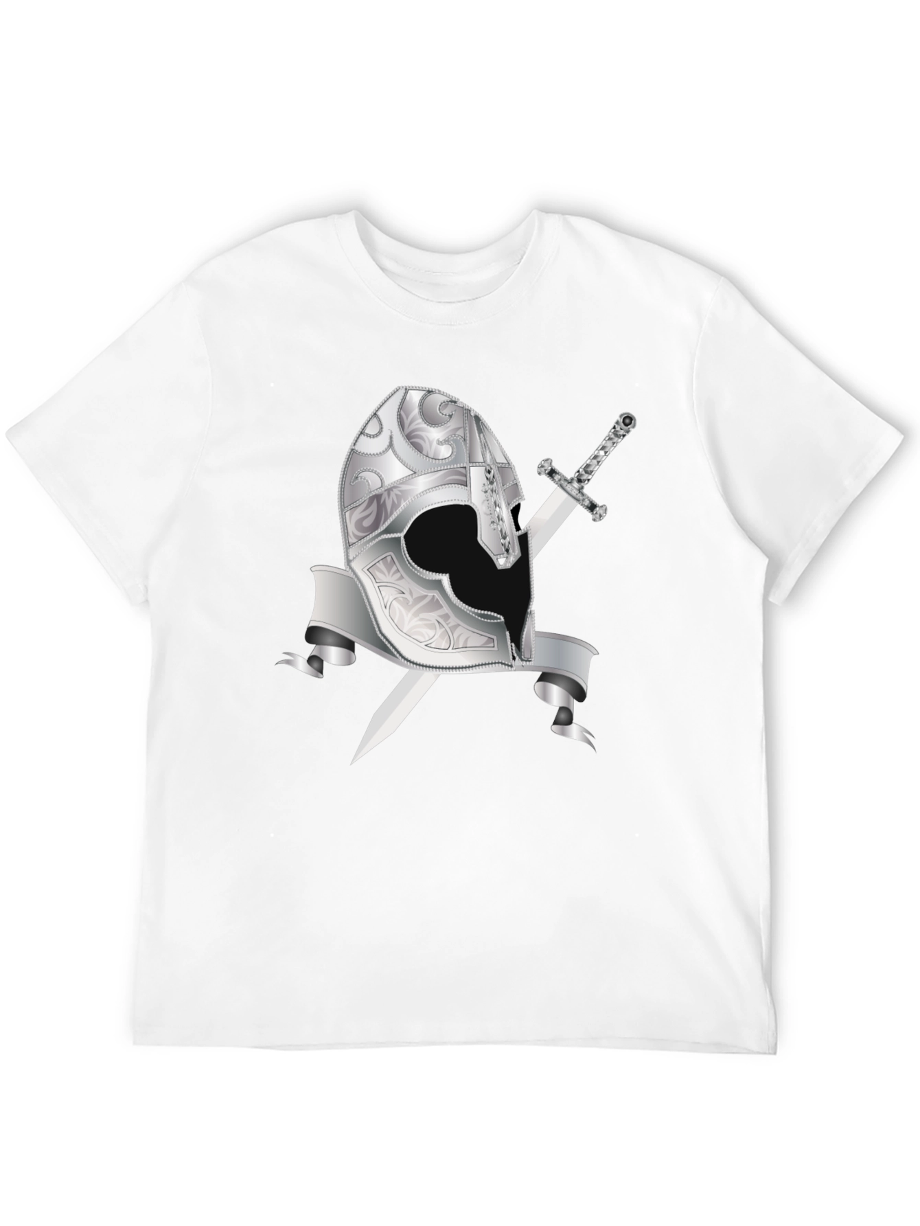 Knights Helmet & Sword Graphic Tee