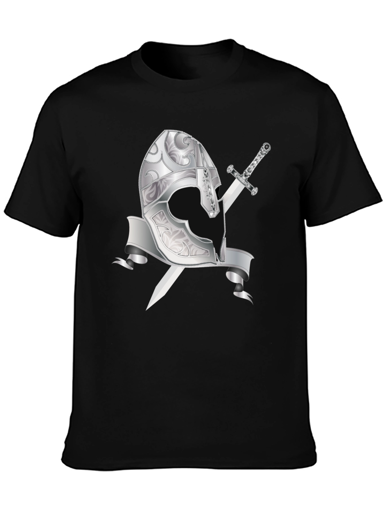 Knights Helmet & Sword Graphic Tee