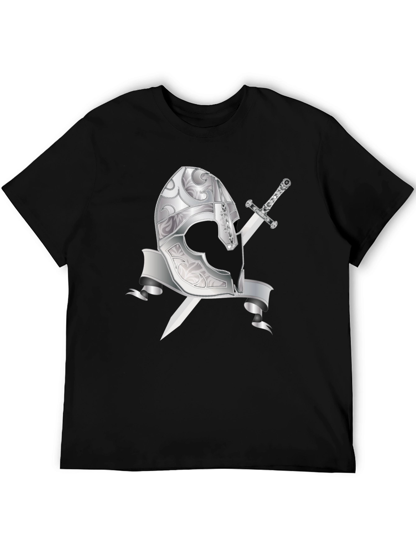 Knights Helmet & Sword Graphic Tee