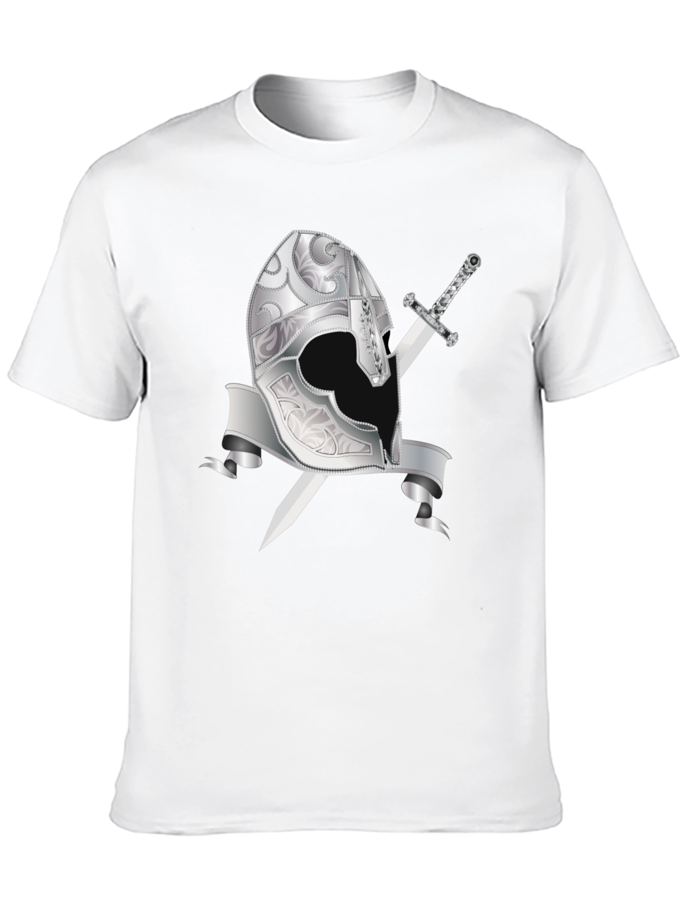 Knights Helmet & Sword Graphic Tee