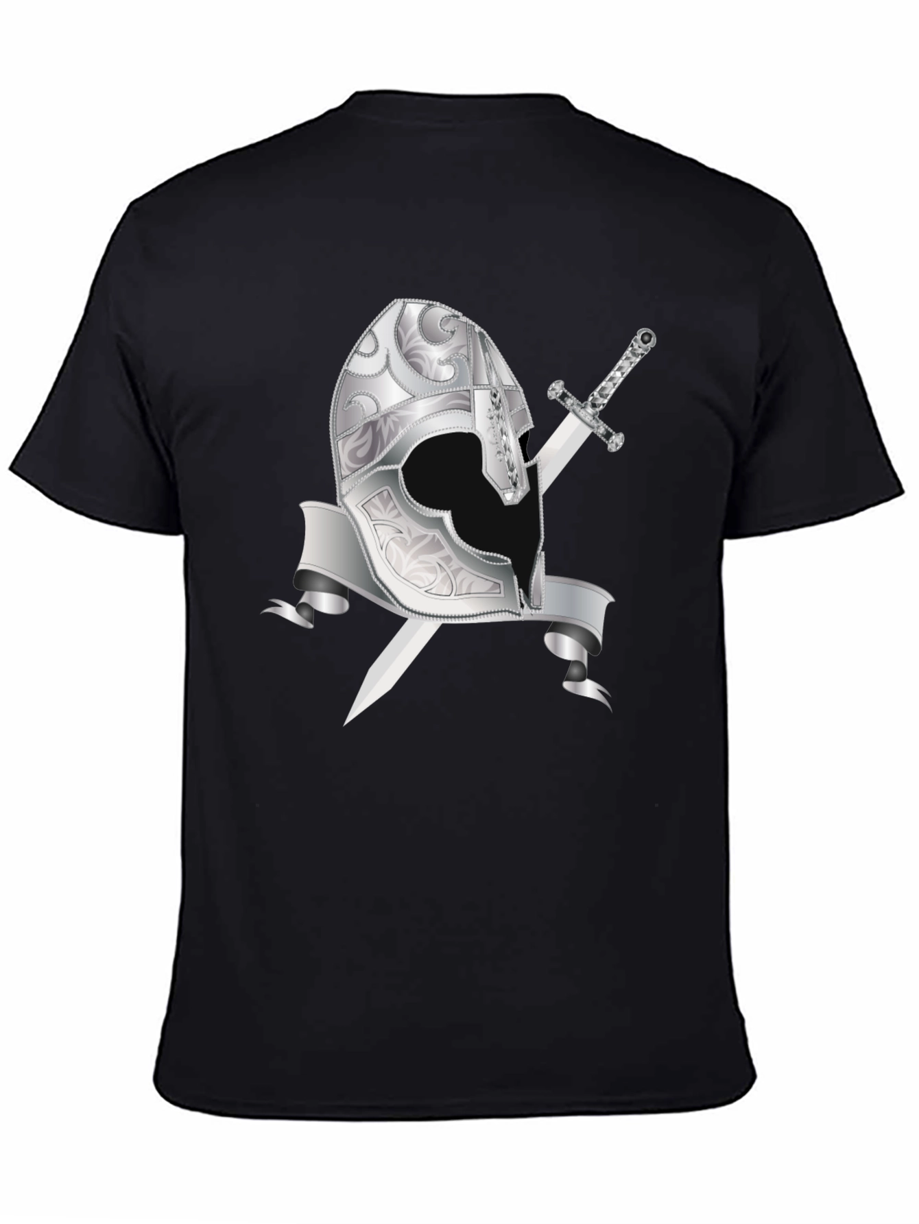 Knights Helmet & Sword Graphic Tee