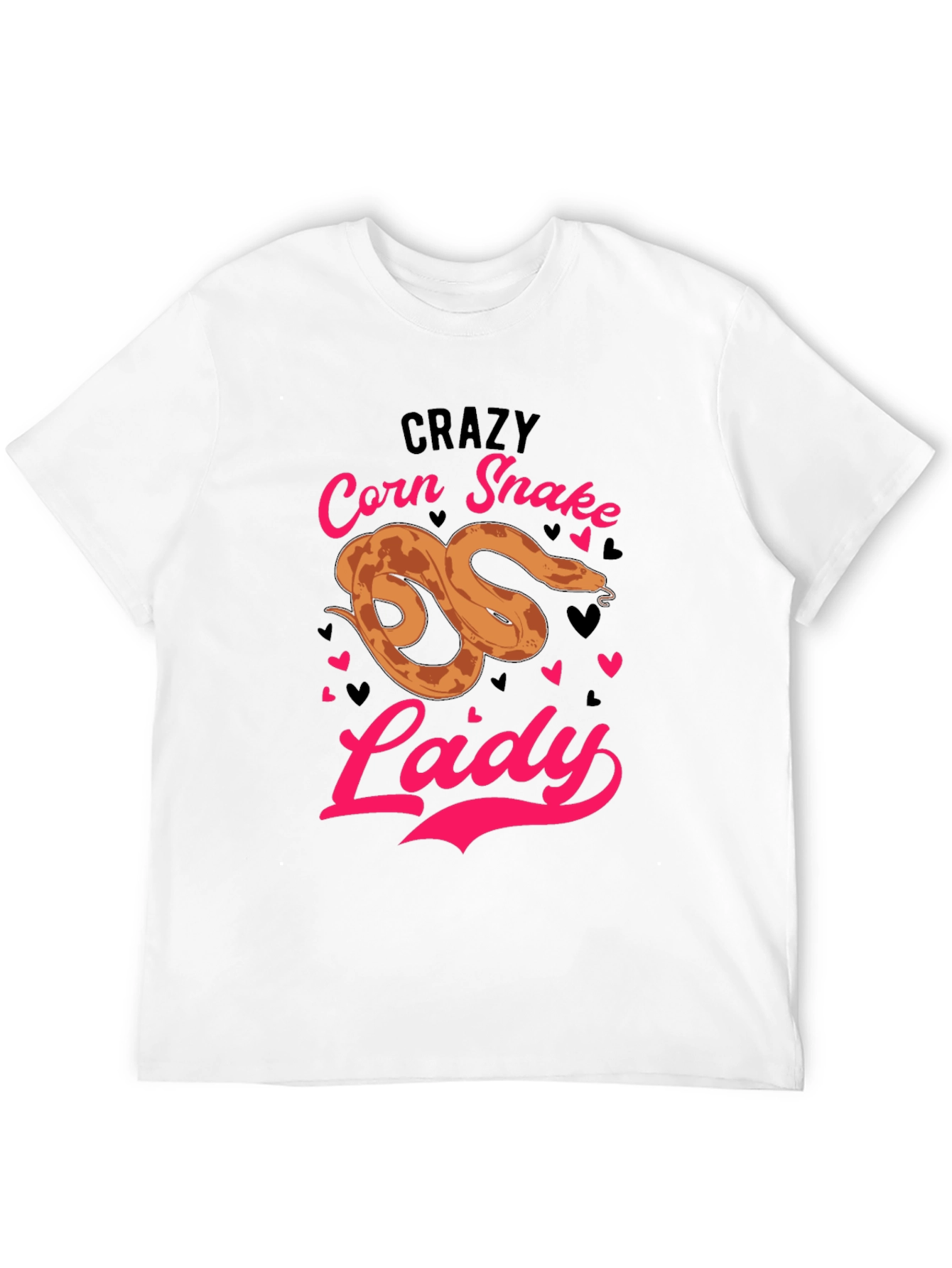 Crazy Corn Snake Lady T-Shirt
