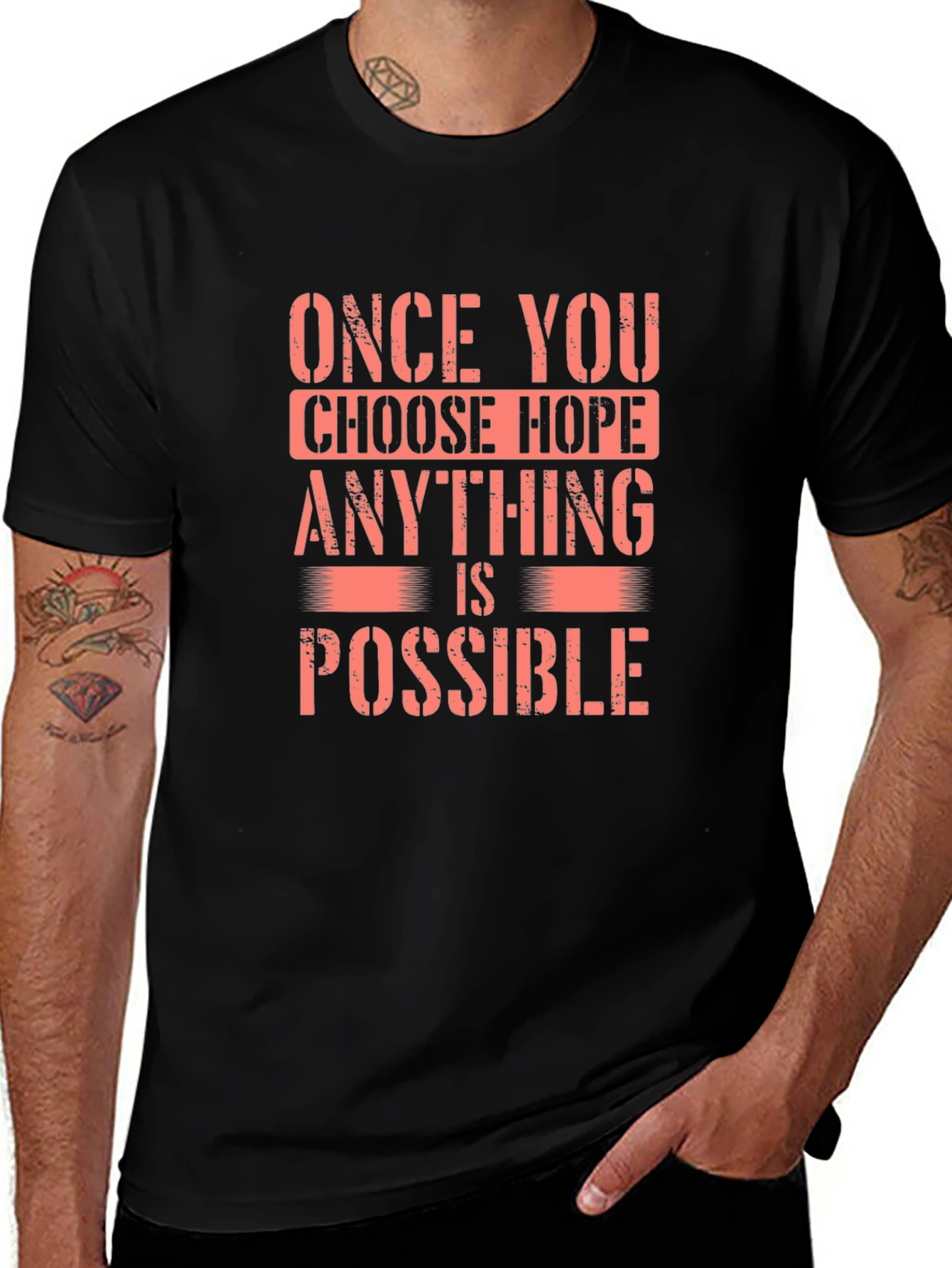 Hope Motivational Graphic T-Shirt