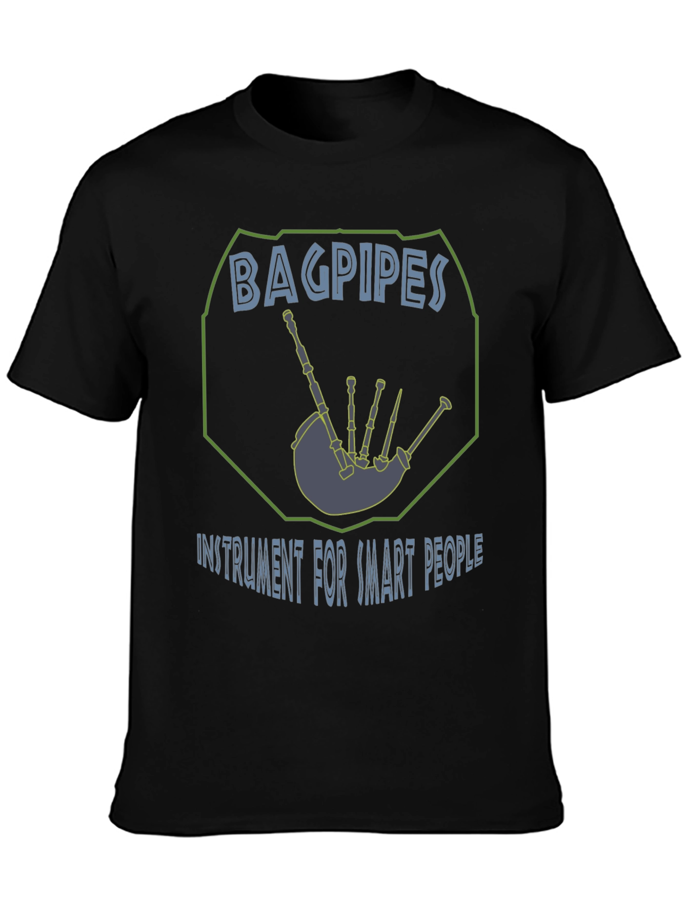 Bagpipes Instrument for Smart People Graphic T-Shirt
