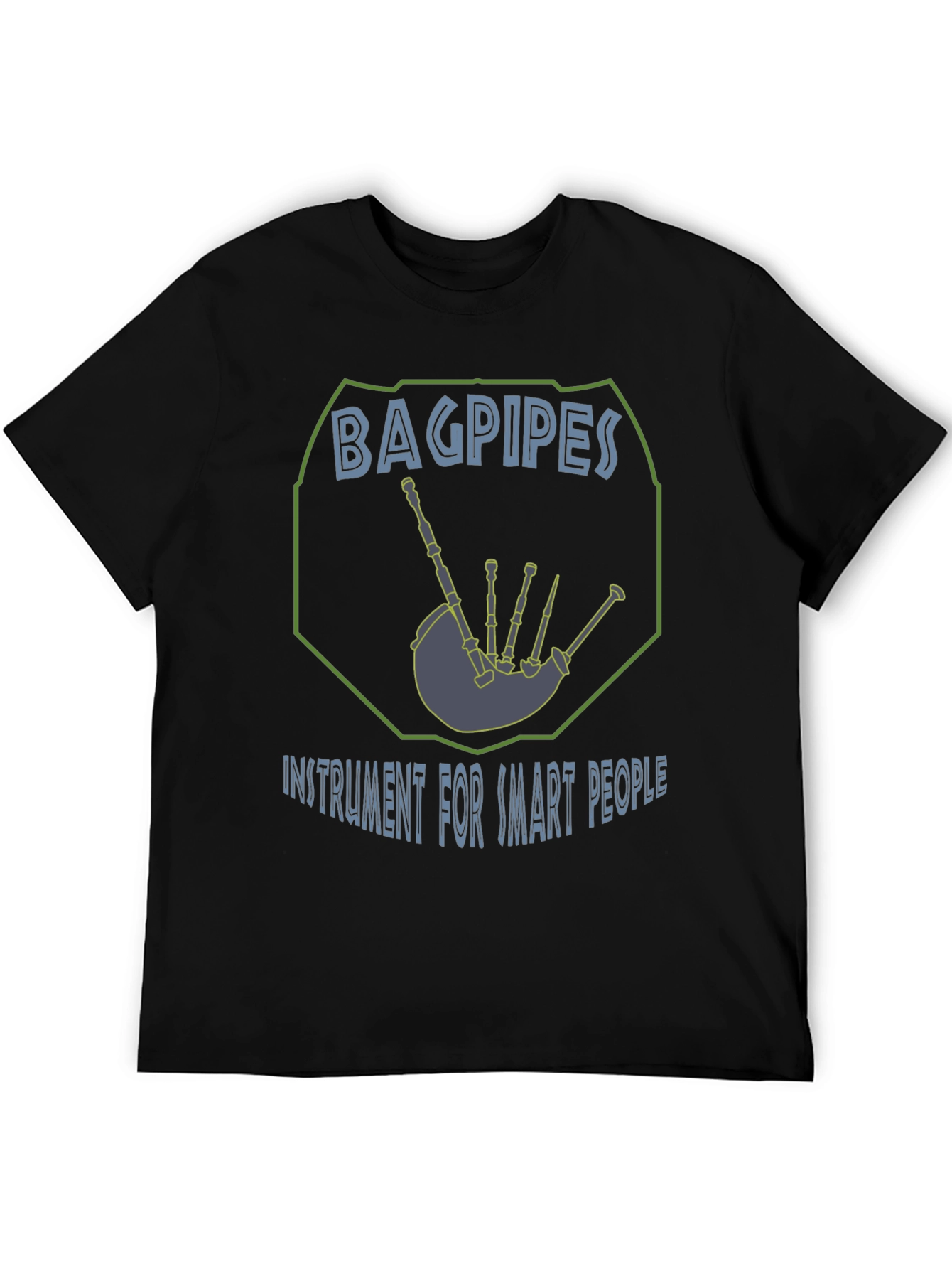 Bagpipes Instrument for Smart People Graphic T-Shirt