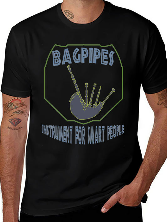 Bagpipes Instrument for Smart People Graphic T-Shirt