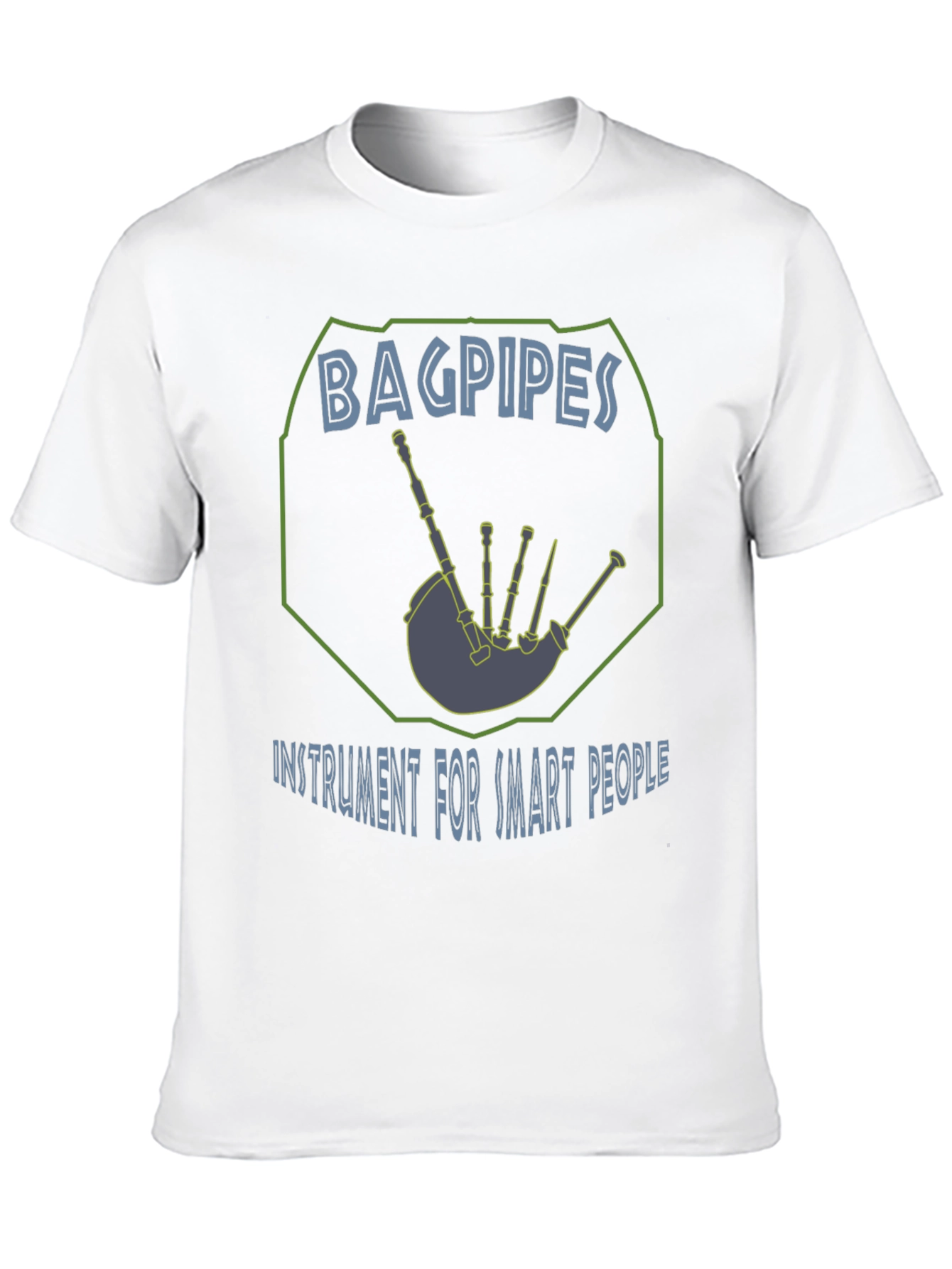 Bagpipes Instrument for Smart People Graphic T-Shirt