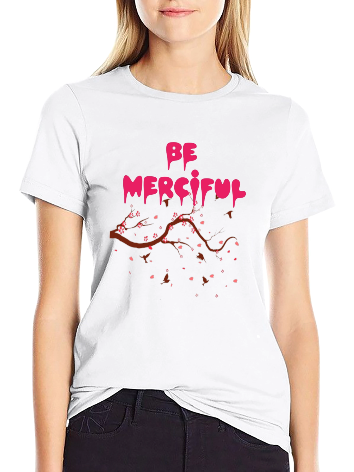 Be Merciful Graphic Tee - Black