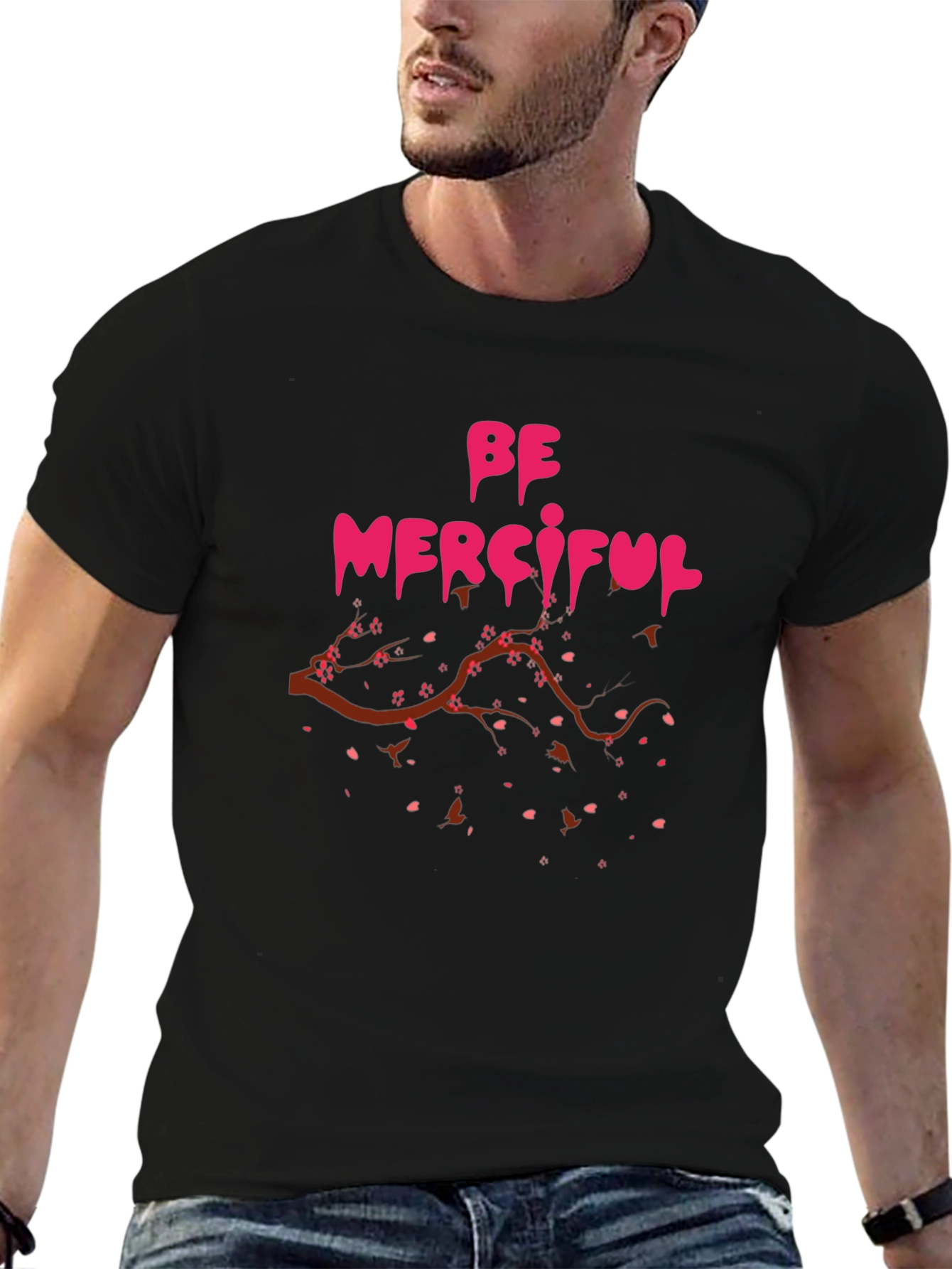 Be Merciful Graphic Tee - Black