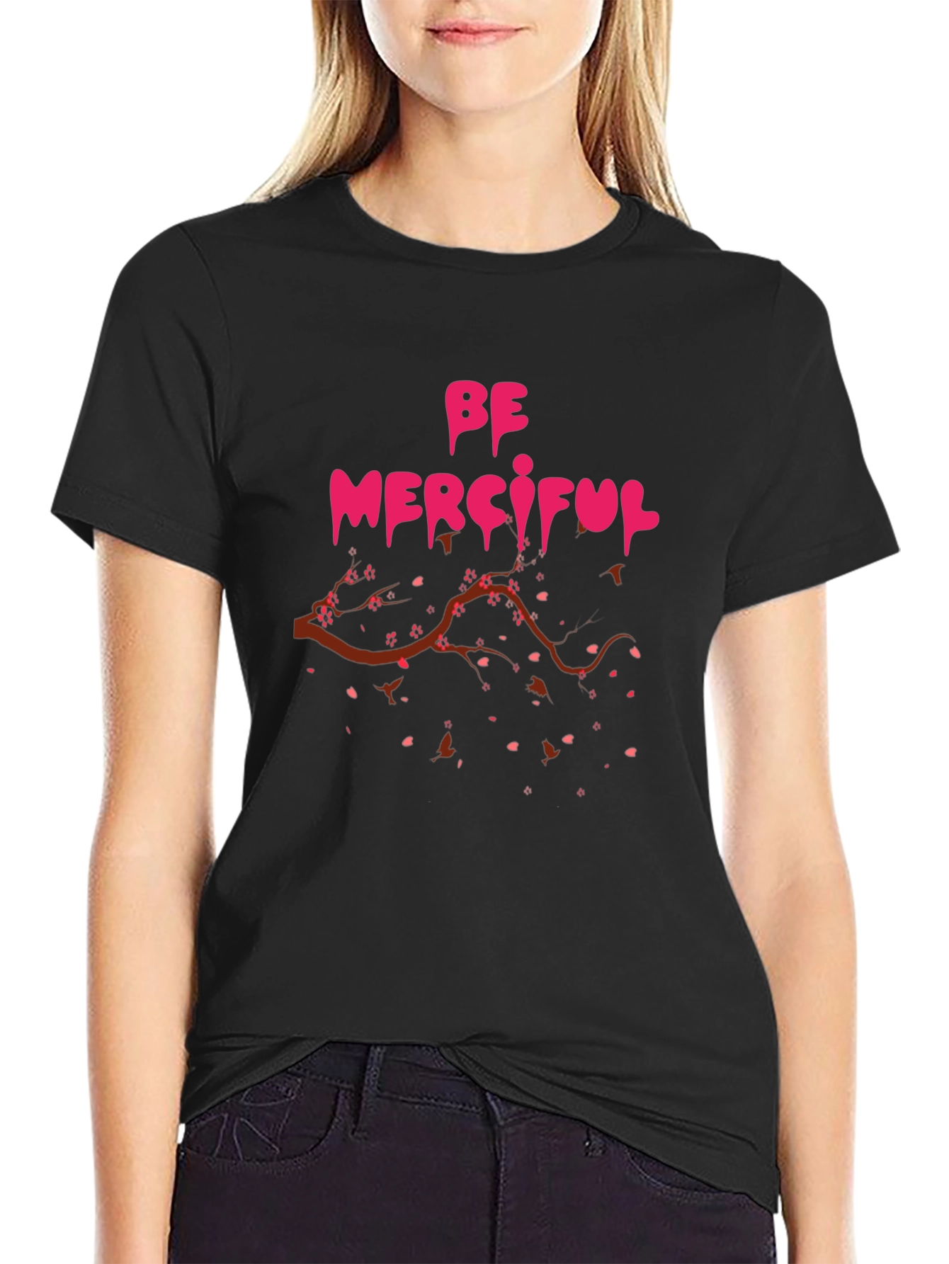 Be Merciful Graphic Tee - Black