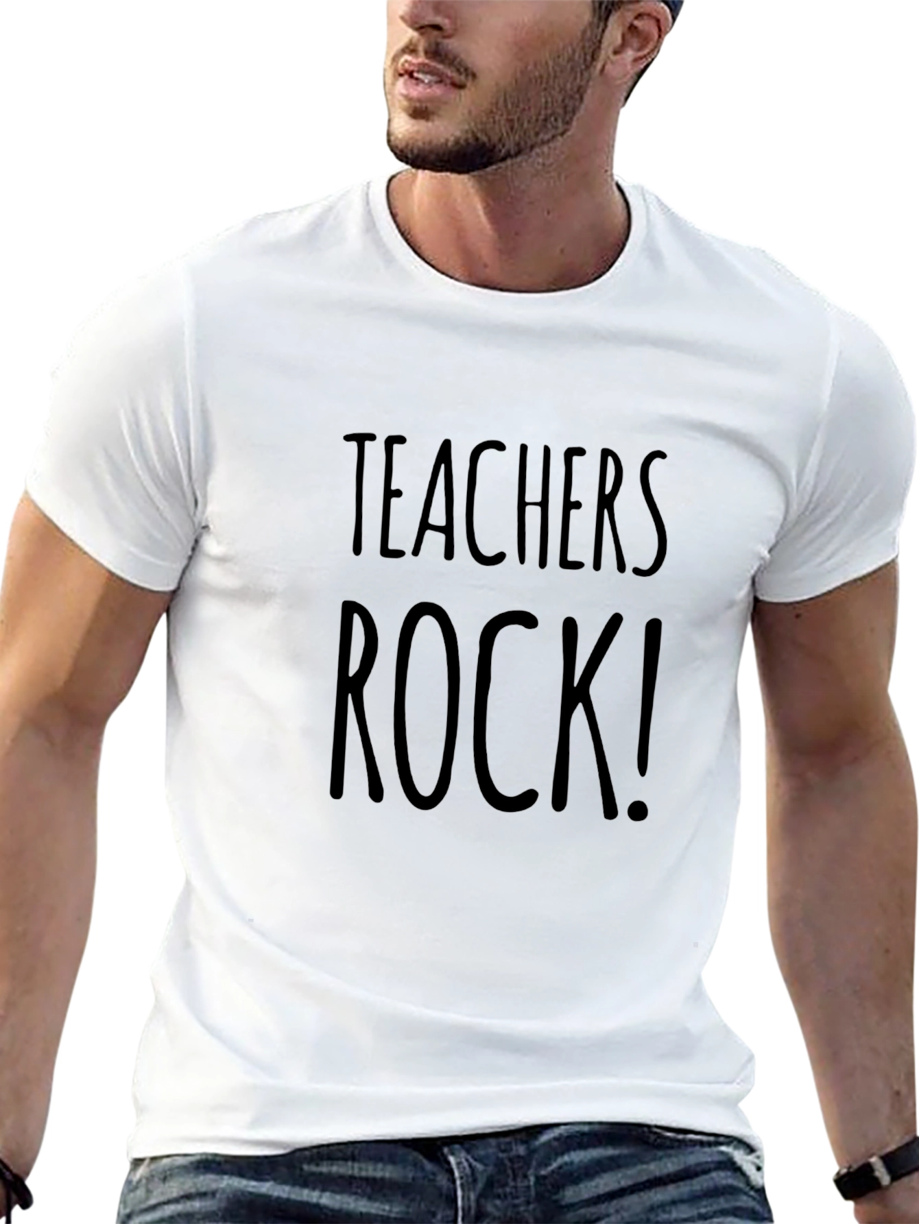 Teachers Rock Black T-Shirt