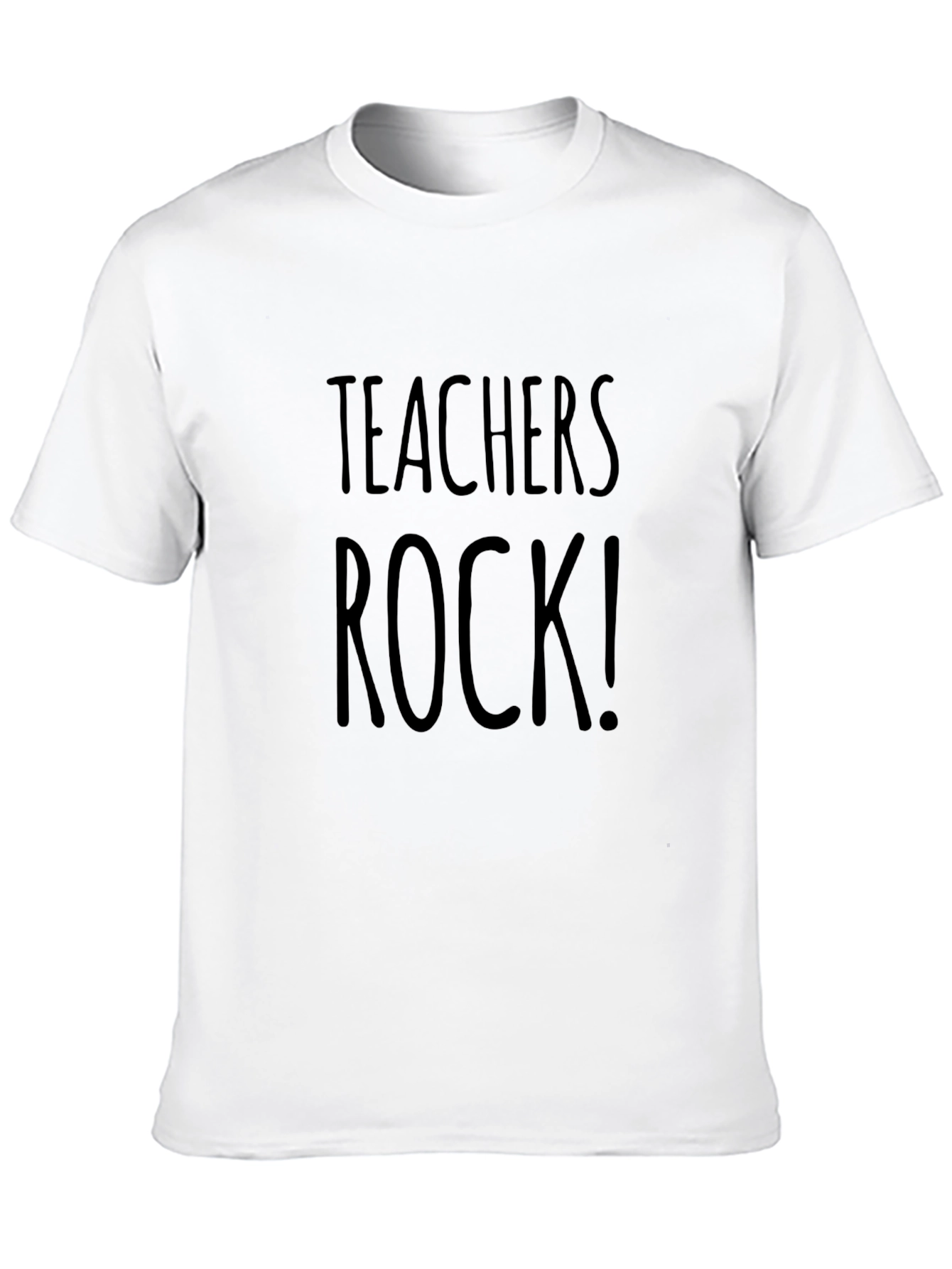 Teachers Rock Black T-Shirt